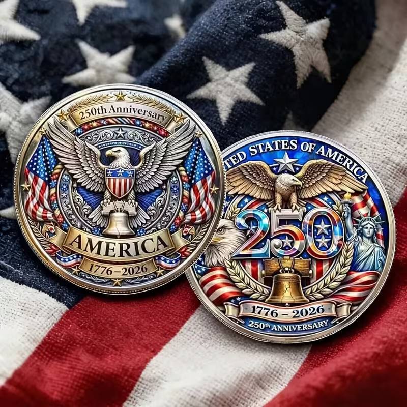 American 250th Anniversary Commemorative Challenger coins, 1776-2026 Collectible American 250th Anniversary Commemorative Challenger coins, 1776-2026 Collectible