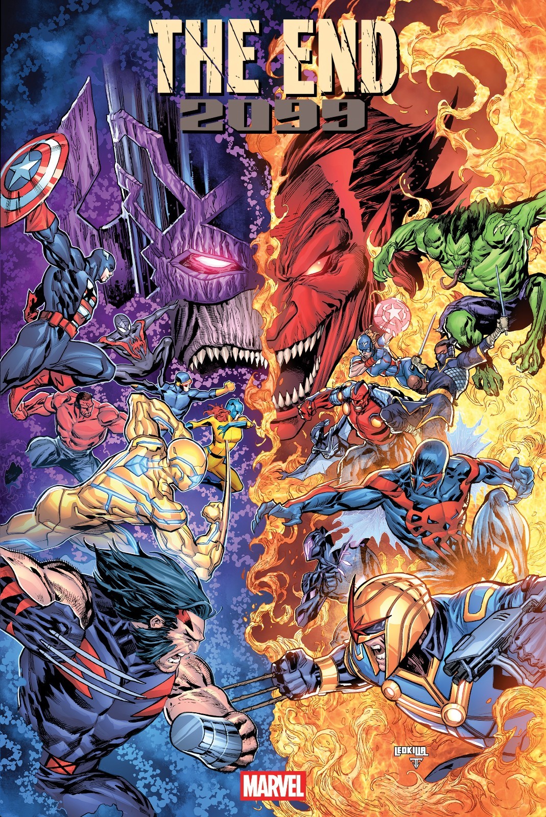 THE END 2099 #1 KEN LASHLEY BATTLE VARIANT (MARVEL COMICS 2025) THE END 2099 #1 KEN LASHLEY BATTLE VARIANT (MARVEL COMICS 2025)