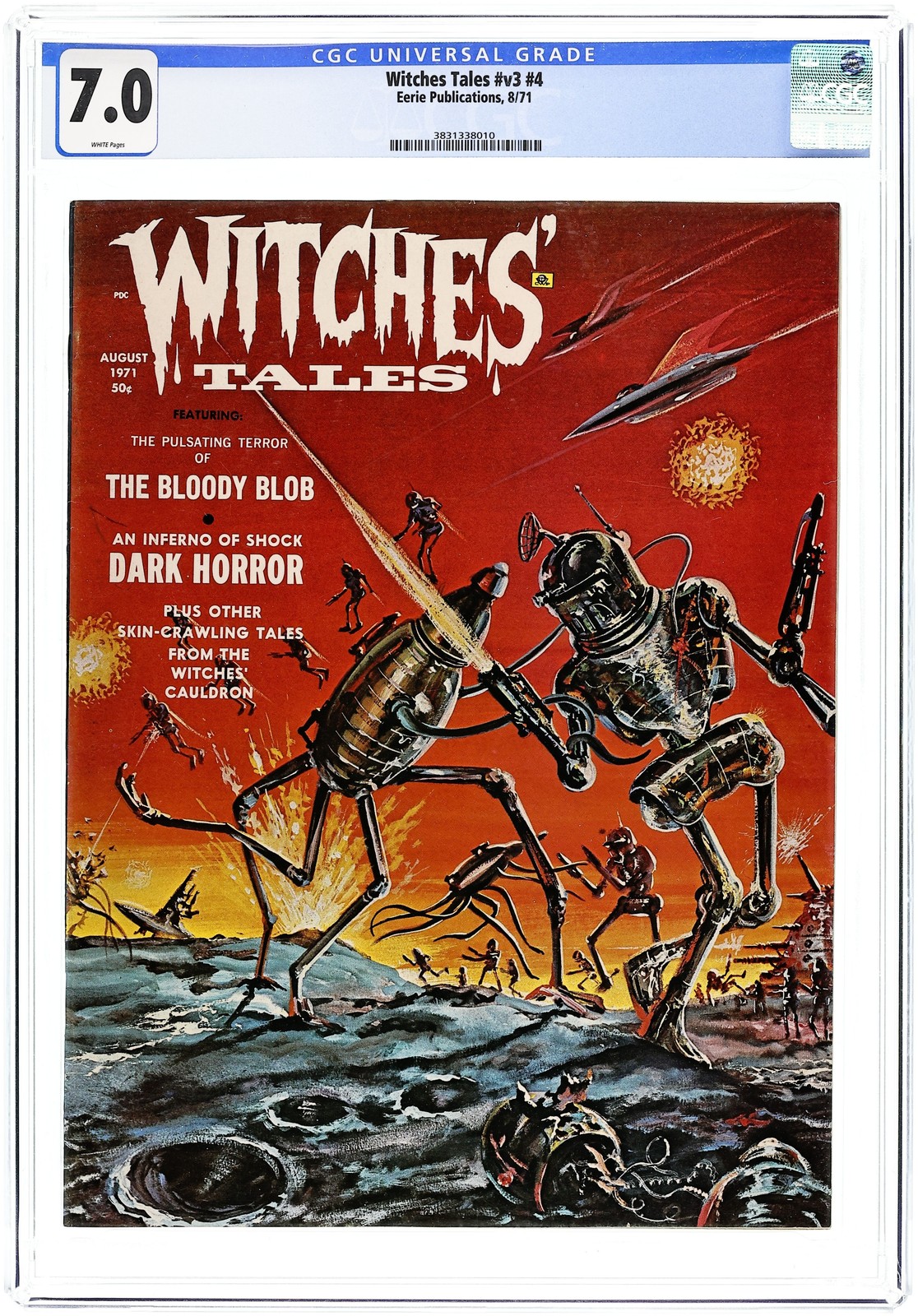 Witches Tales Vol. 3 #4 CGC 7.0 1971 3831338010