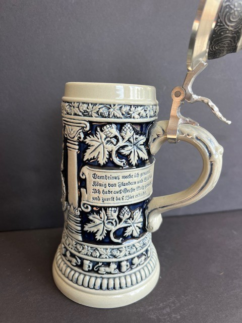 Original Thewalt Limited Edition German Beer Stein Gambrinus King of Beers