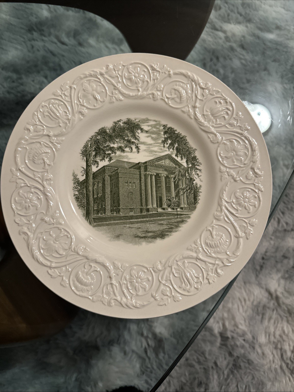 Wedgwood Smith College John M Greene Hall 1932 Collector Plate Etruria England