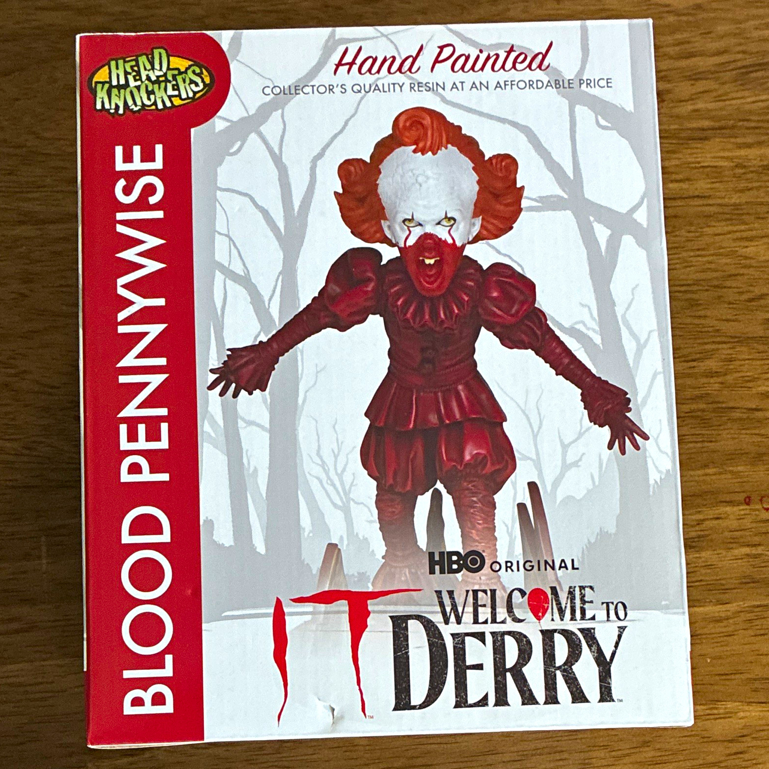 NECA Head Knockers IT Pennywise HBO Welcome to Derry Hand Painted Resin