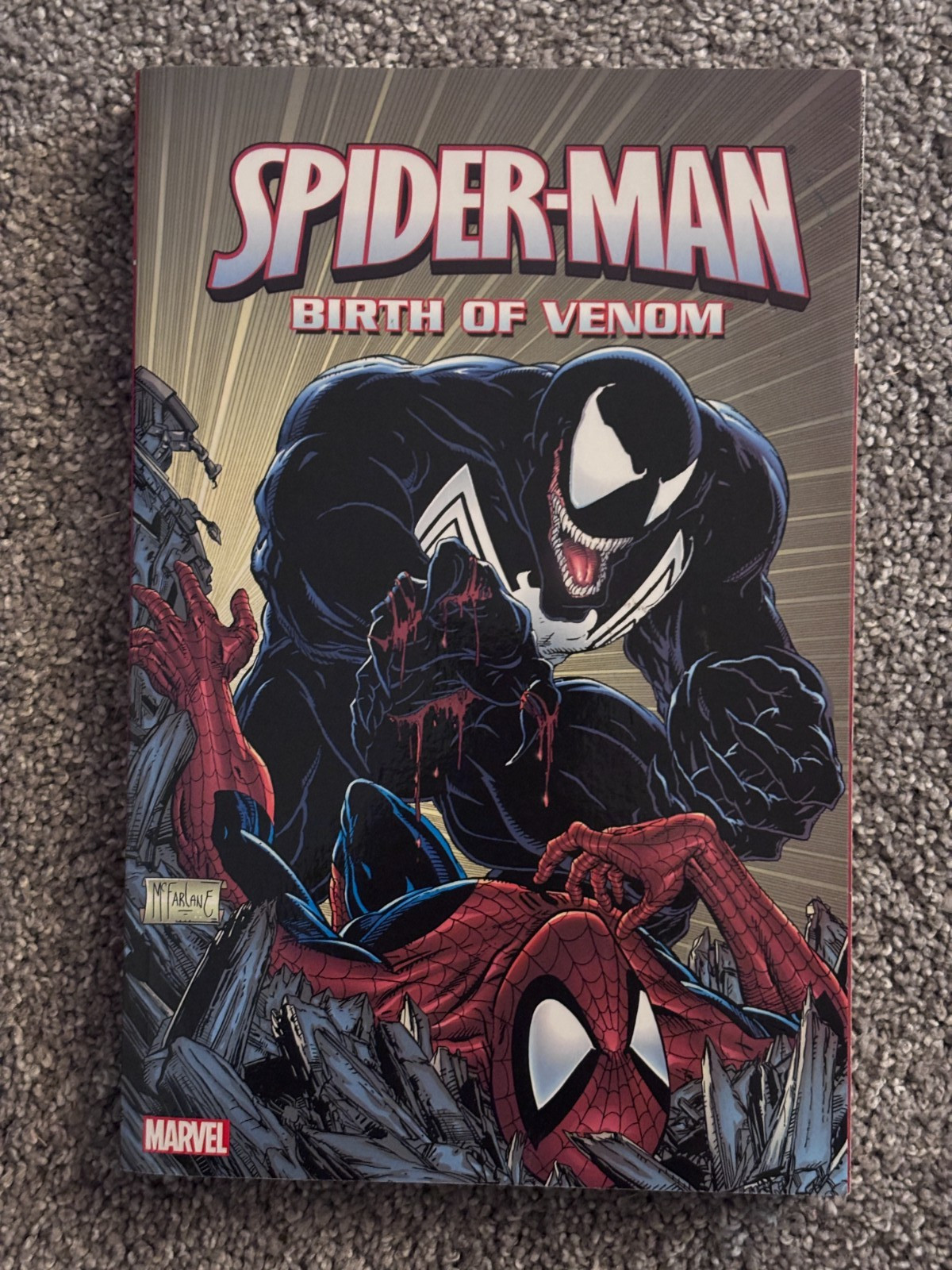 Spider-Man: Birth of Venom TPB Graphic Novel Alien Costume Todd McFarlane