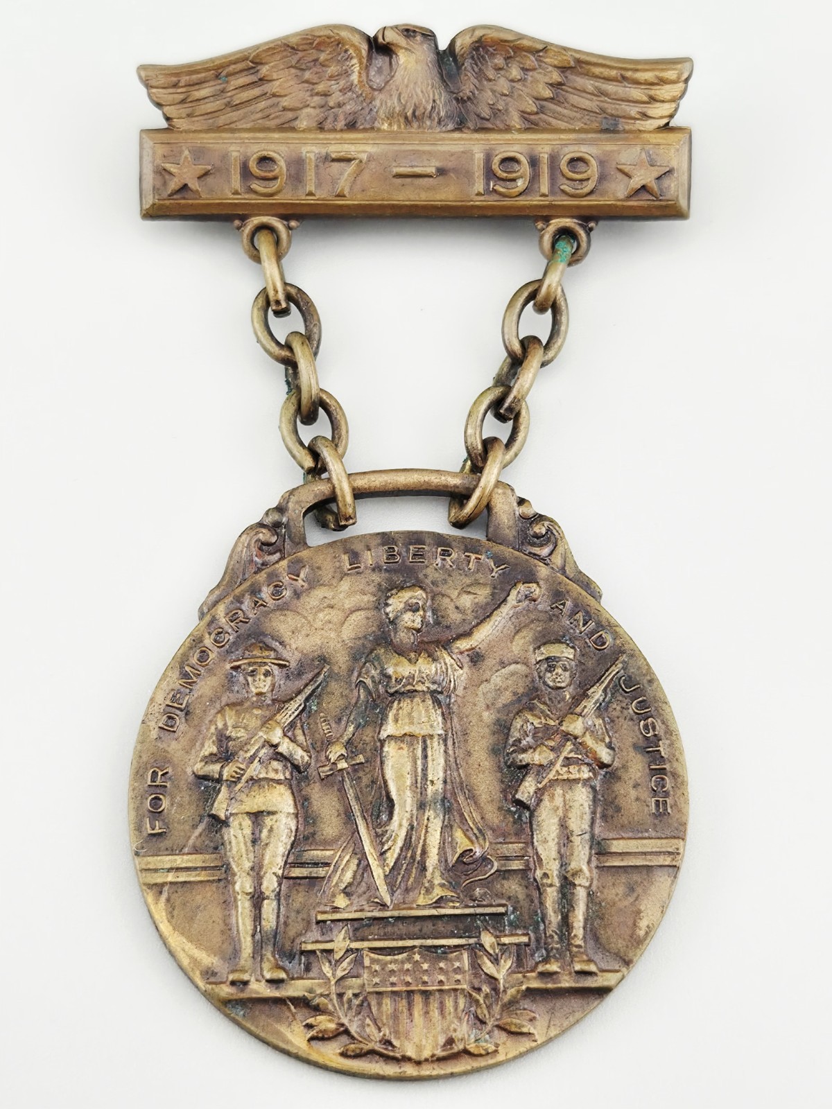 WWI Hazleton PA & Vicinity Victory Service Medal 1917-1919 Pennsylvania