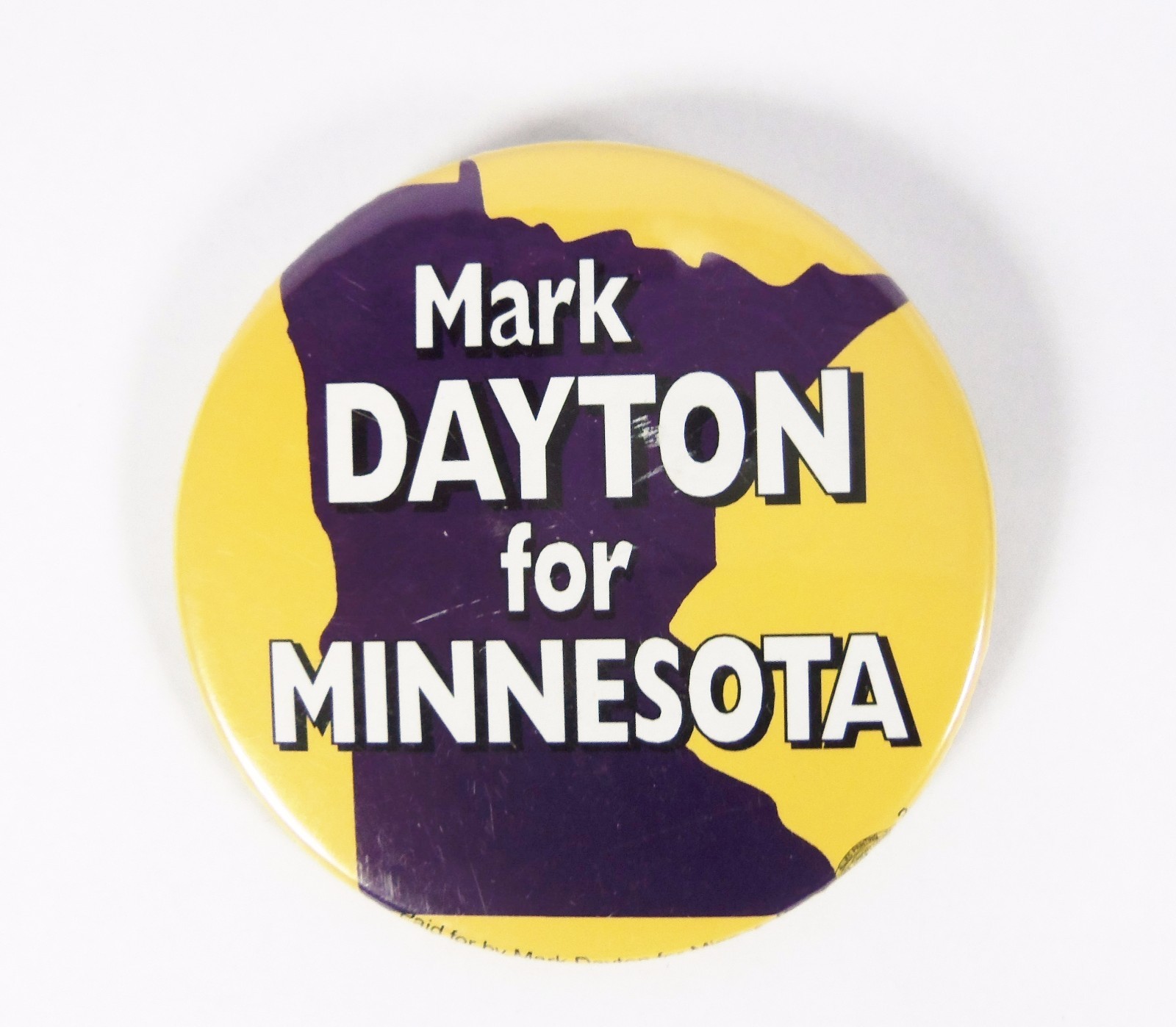 Mark Dayton for Minnesota Pinback Button 2.25\