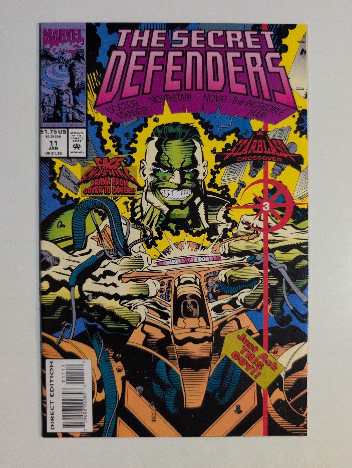 Secret Defenders #11 Doctor Strange Comic Book Marvel Comics 1994