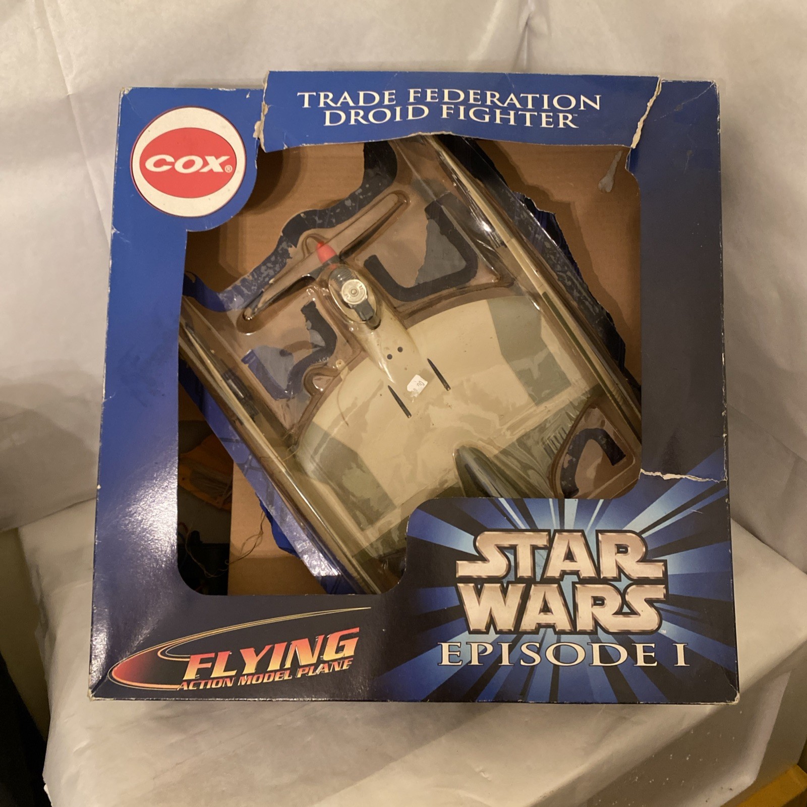 Vintage Cox Star Wars Episode 1 Trade Federation Orion Fighter Plane