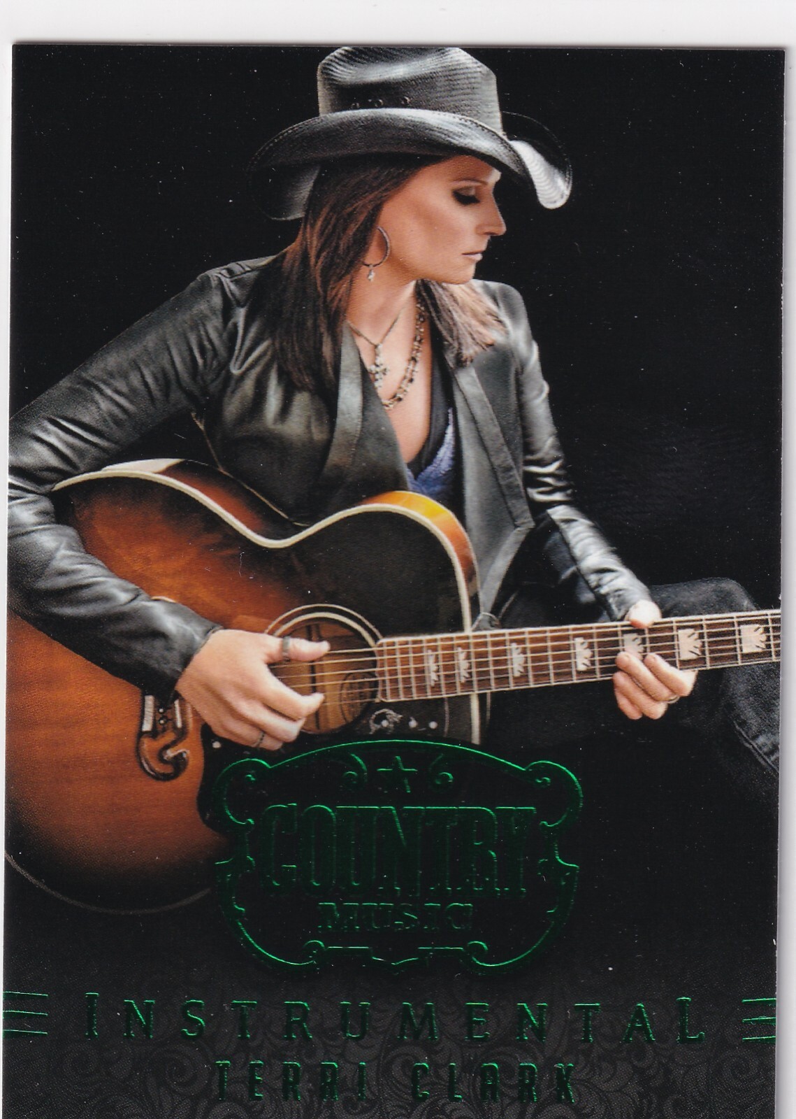 Terri Clark 2014 Panini Country Instrumental Retail Emerald Green #8