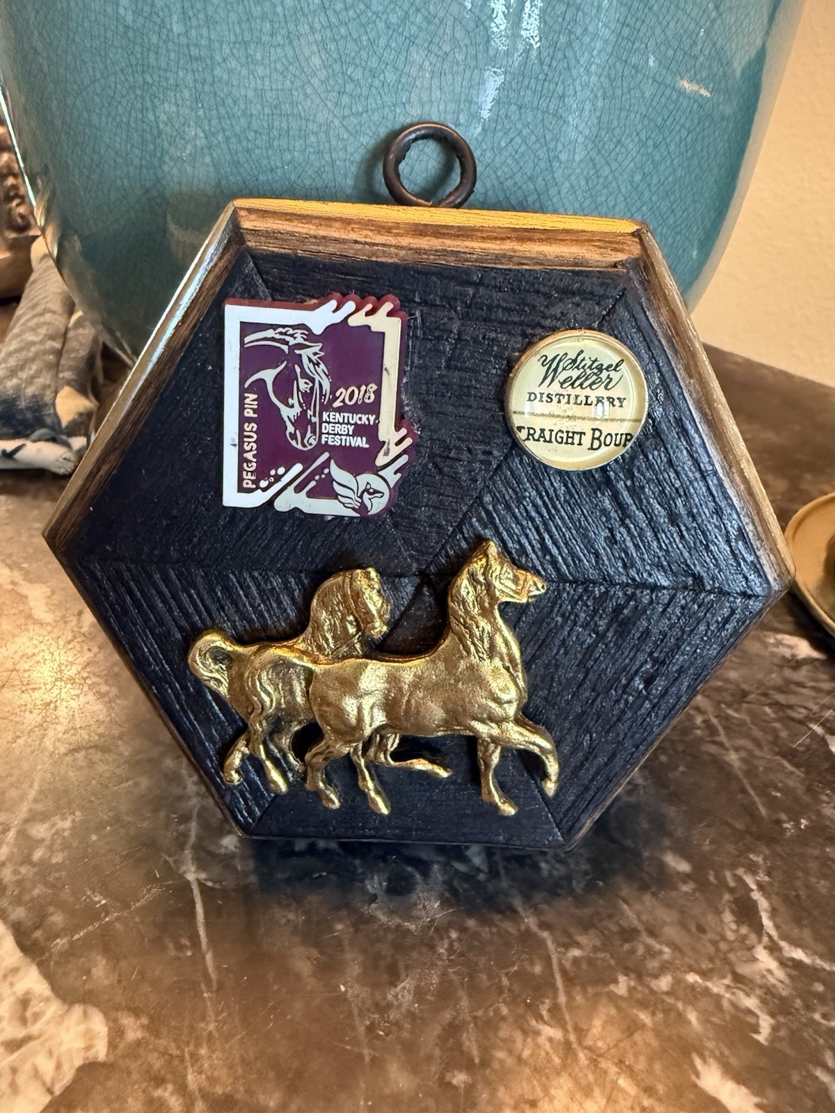 RARE EUC Trace Mayer Museum Bee with Derby Pins and Horse 2018 Always Dreaming