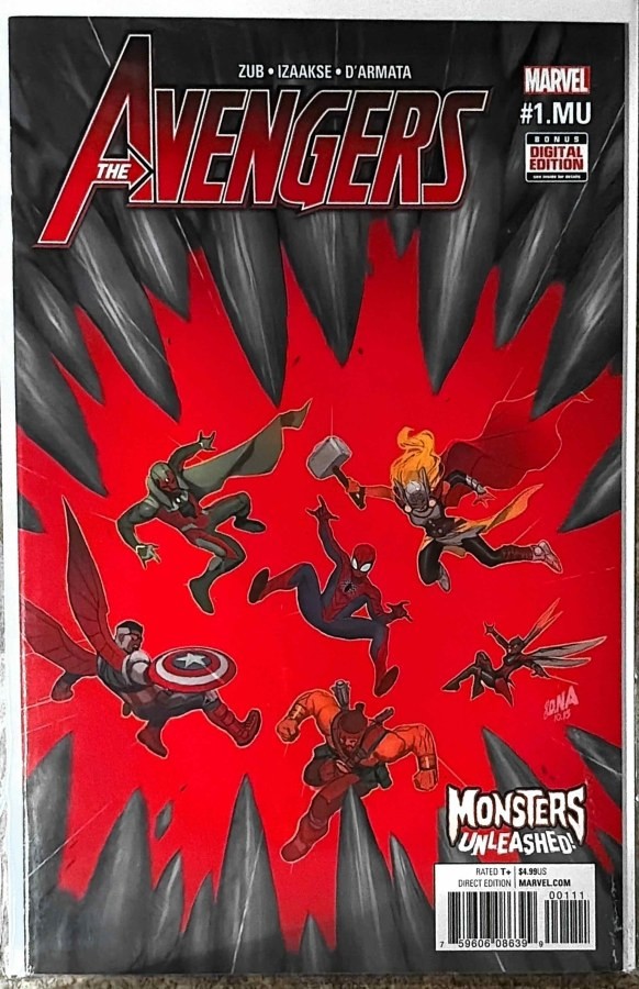 Avengers Comic Book Lot 8 Issues Marvel Comics 1993-2017