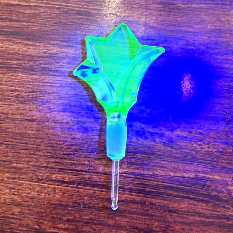 Vintage Uranium Glass Perfume Dauber