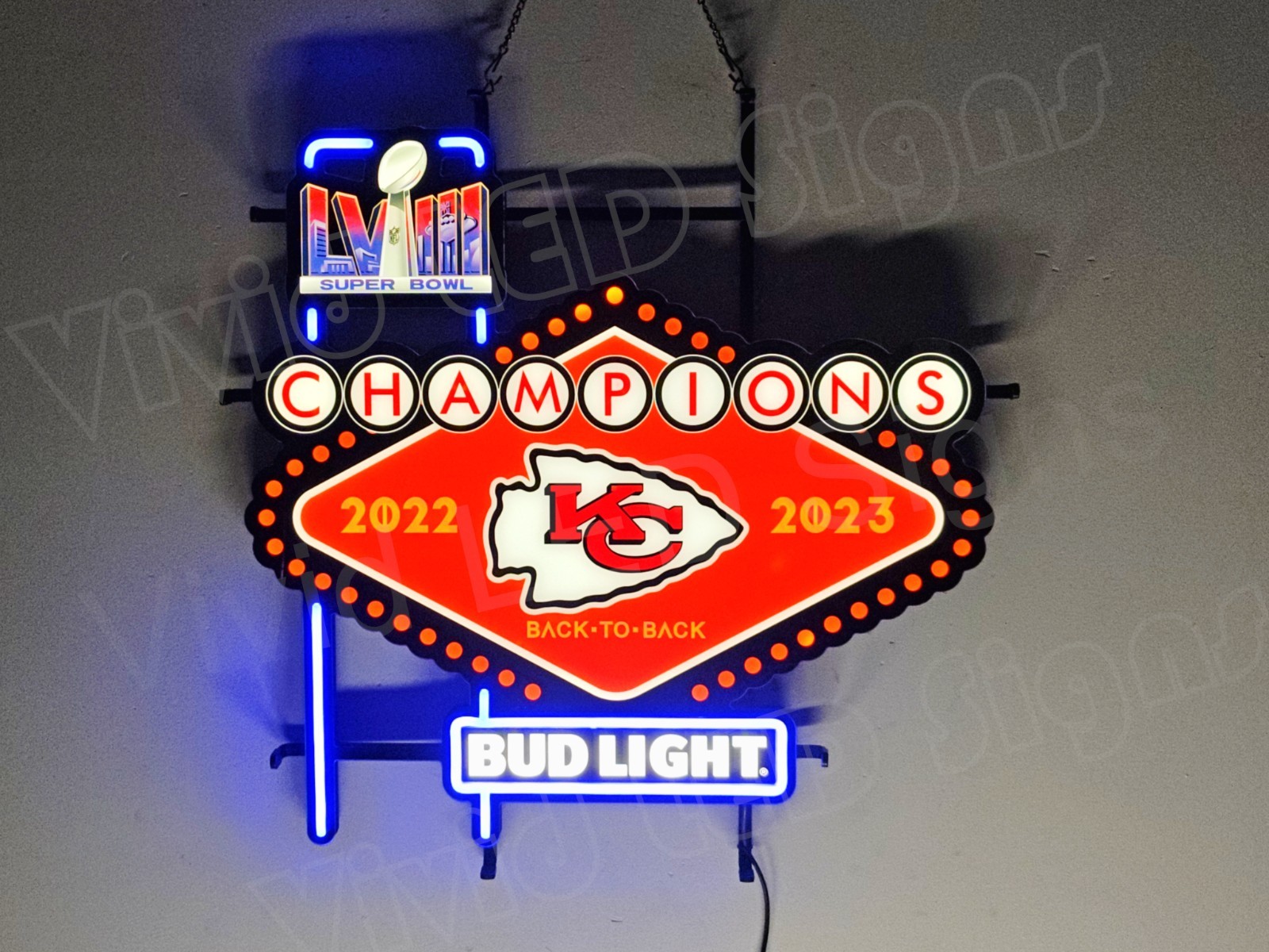 KC Chiefs Champions With Beer 24\