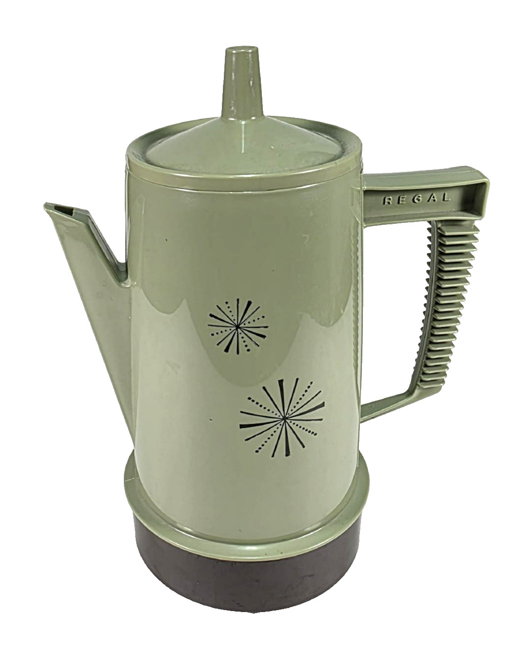 Vtg Regal Poly Perk Automatic 4-8 Cup Electric Coffee Percolator Avocado Green Vtg Regal Poly Perk Automatic 4-8 Cup Electric Coffee Percolator Avocado Green