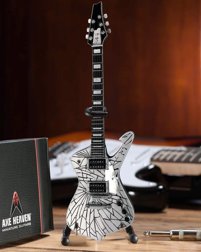 miniature - not playable instruments AXE HEAVEN Kiss-2 Cracked Ice Guitar 2M miniature - not playable instruments AXE HEAVEN Kiss-2 Cracked Ice Guitar 2M
