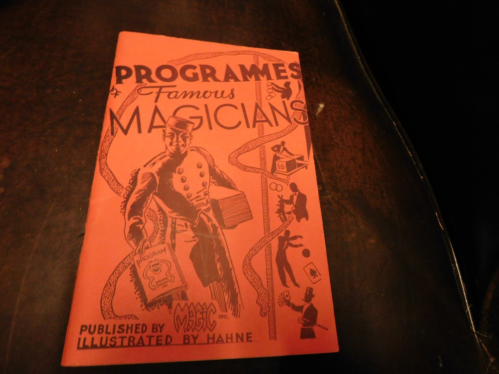 Magic Literature For Magicians Programmes Of Famous Magicians 1981 Max Holden