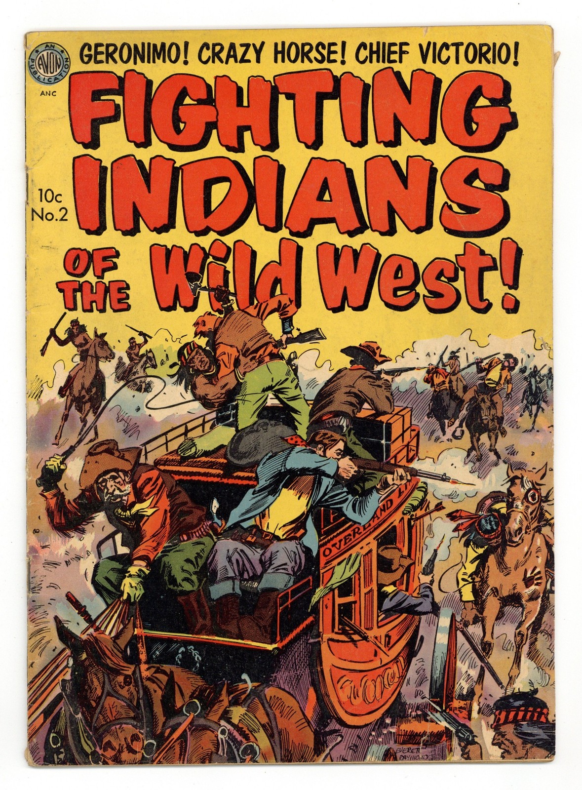Fighting Indians of the Wild West #2 GD/VG 3.0 1952