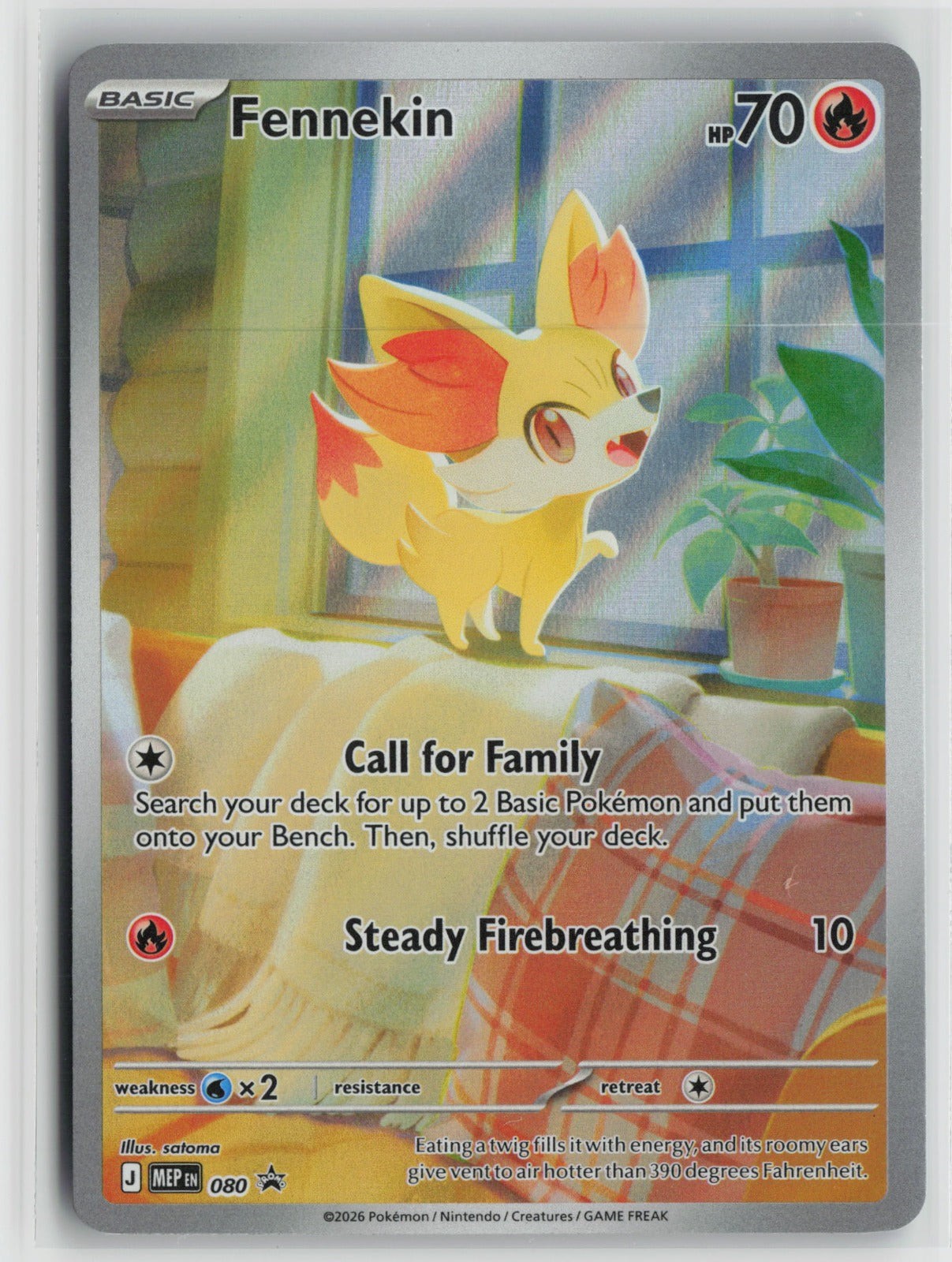 Fennekin - Promo Holo MEP 080 NM