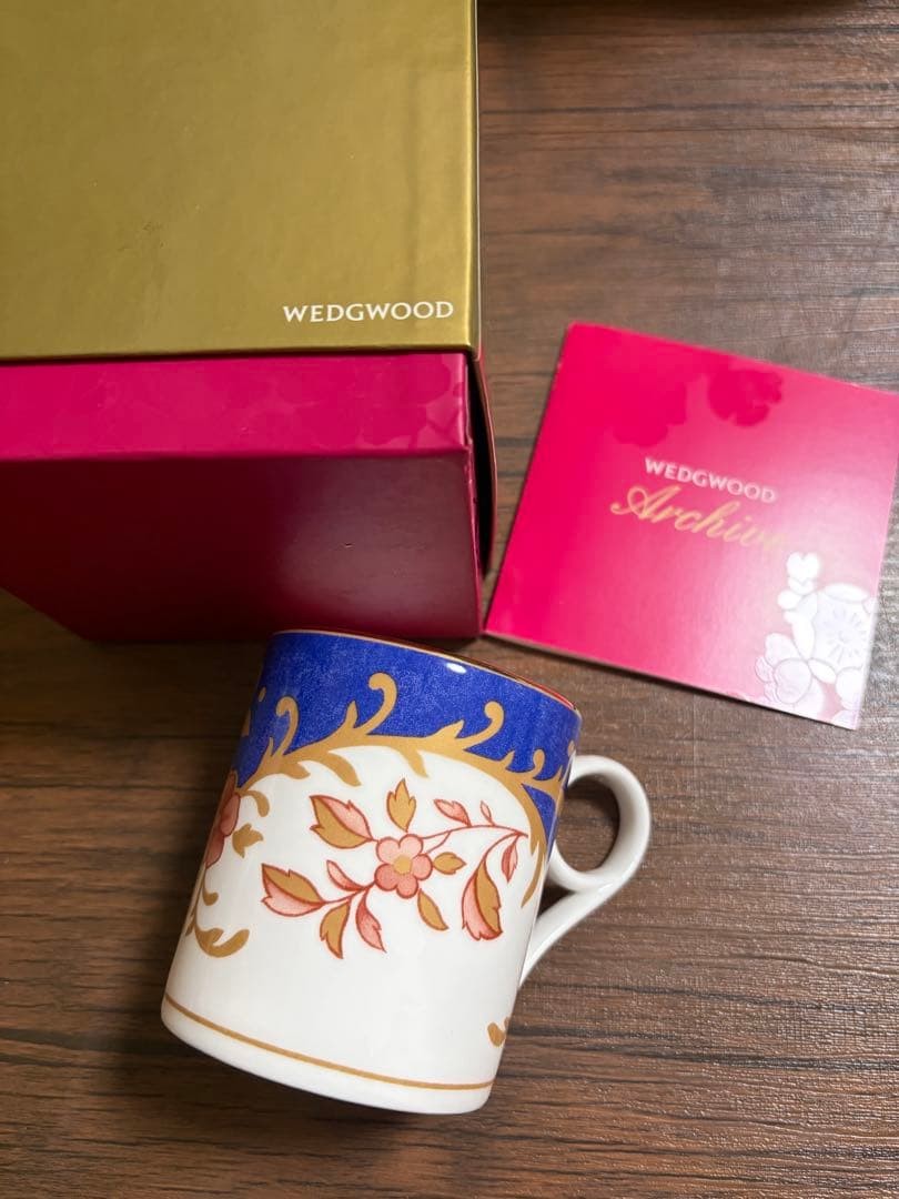 Wedgwood Archive Japonica Mug Gold Sakura Rare Used [Age 13+]