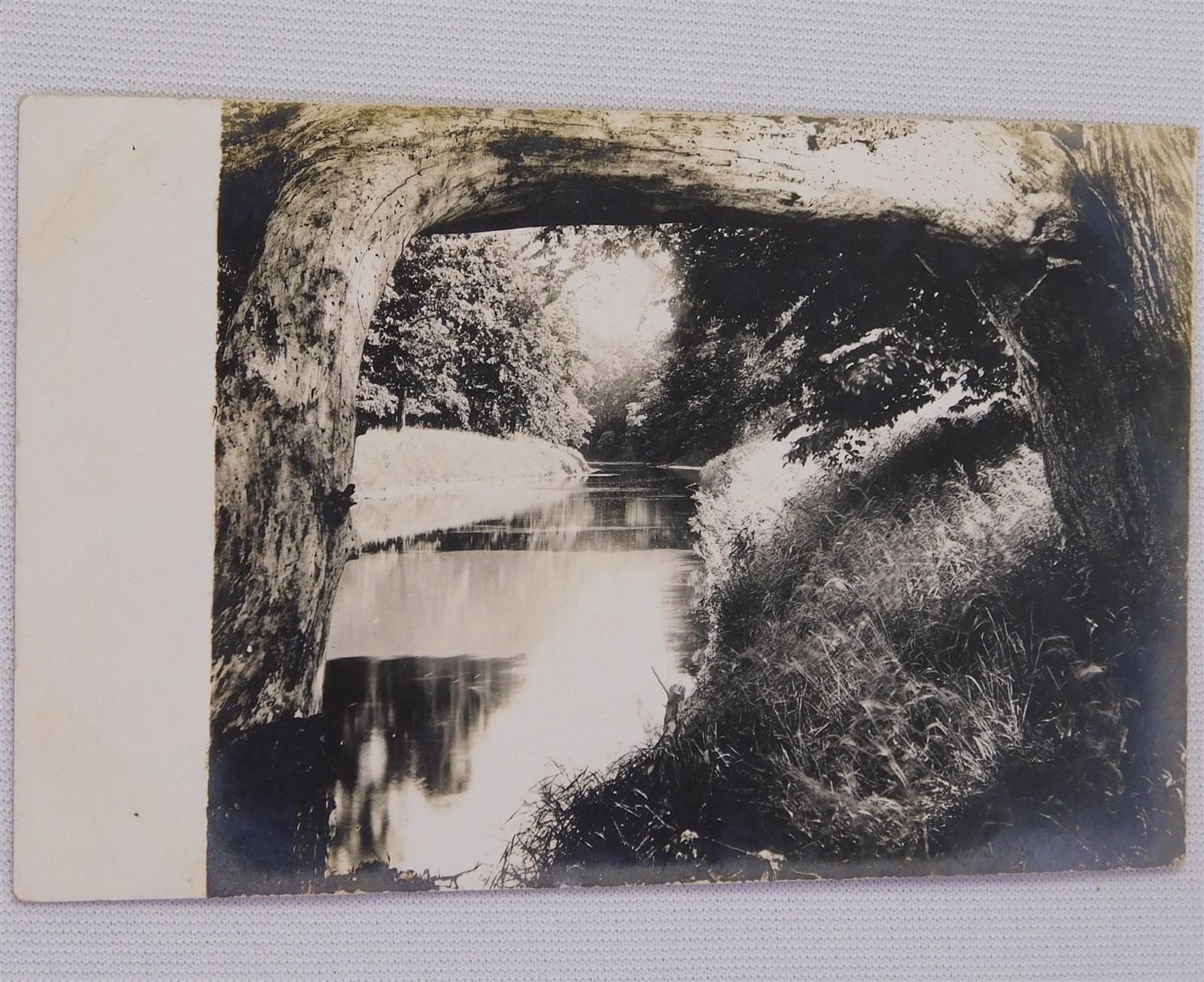 Antique Early 1900s RPPC Mississippi River Aledo, Illinois Post Card