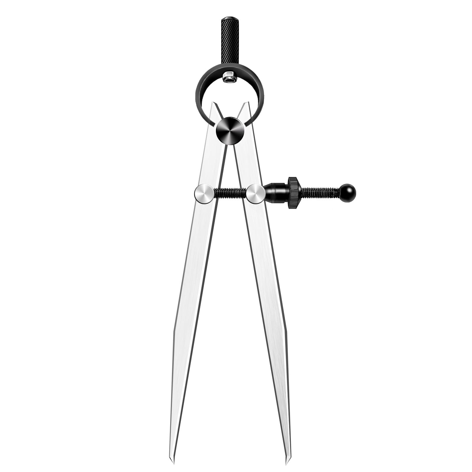 Leather Craft Compass, 6 Inch Professional Divider Leather Compass, Steel