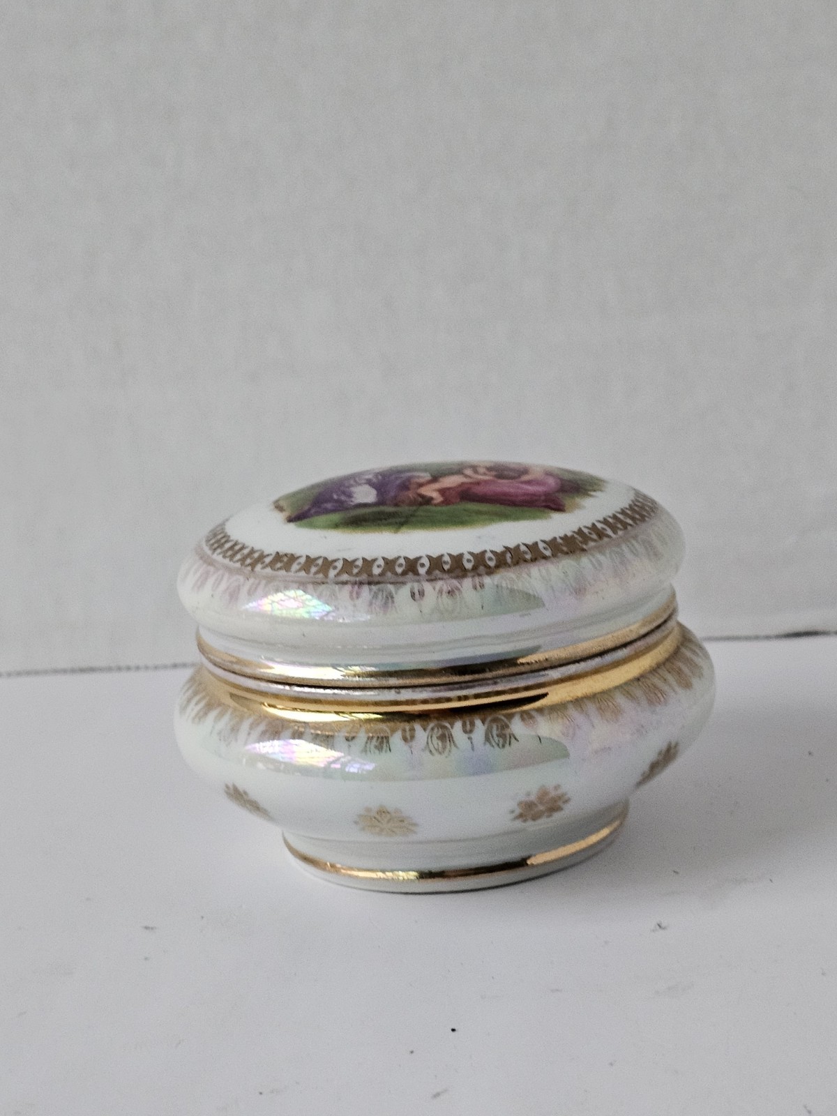 Vintage Karlsbad Trinket Box Collectible Royal Austria Porcelain Vintage Karlsbad Trinket Box Collectible Royal Austria Porcelain