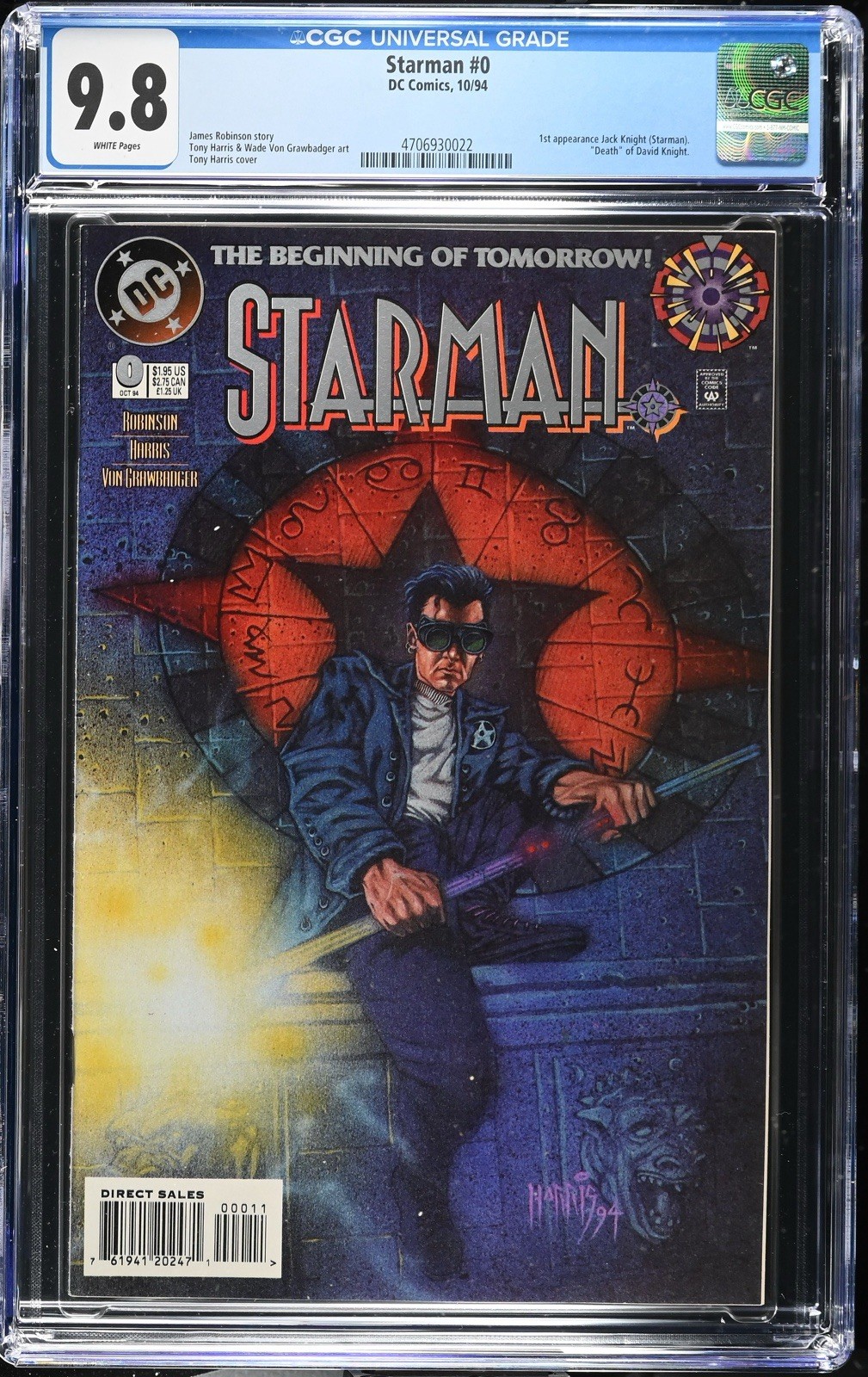 Starman 0 Cgc 9.8 Dc  1994 1st Jack Night
