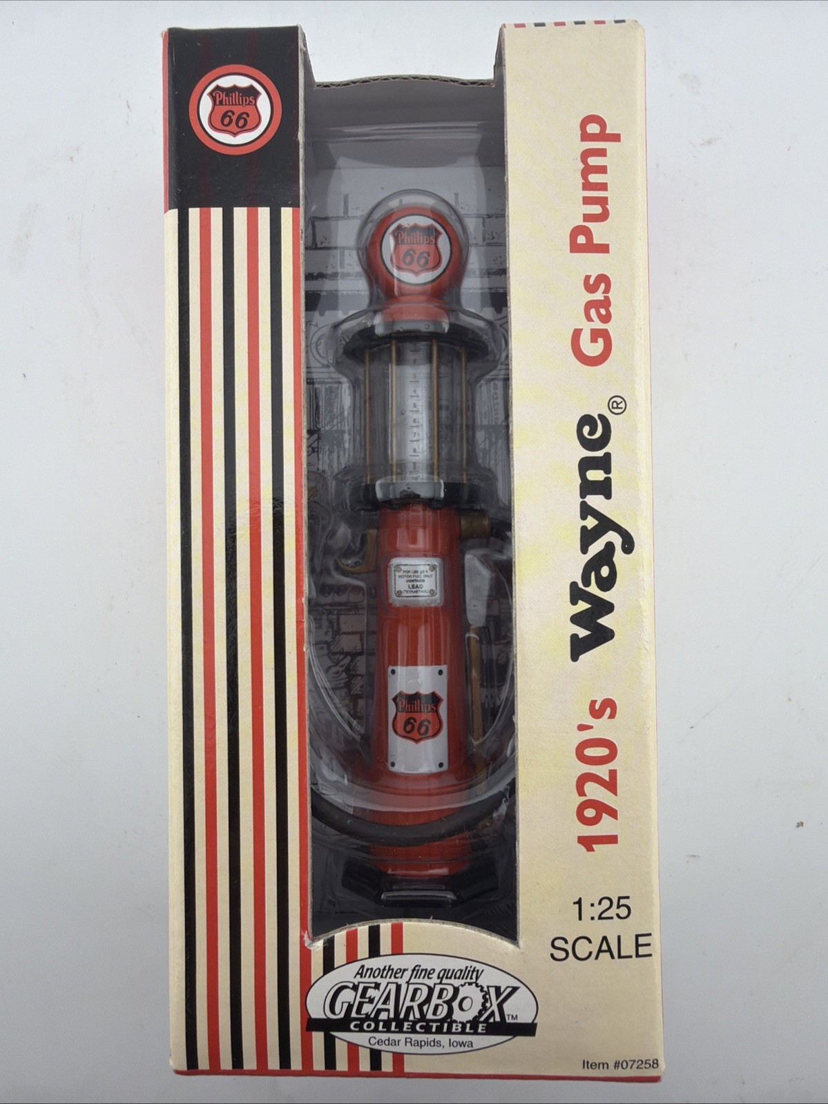 1920\'S WAYNE GAS PUMP PHILLIPS 66 FROM GEARBOX NIB 1:25 SCALE