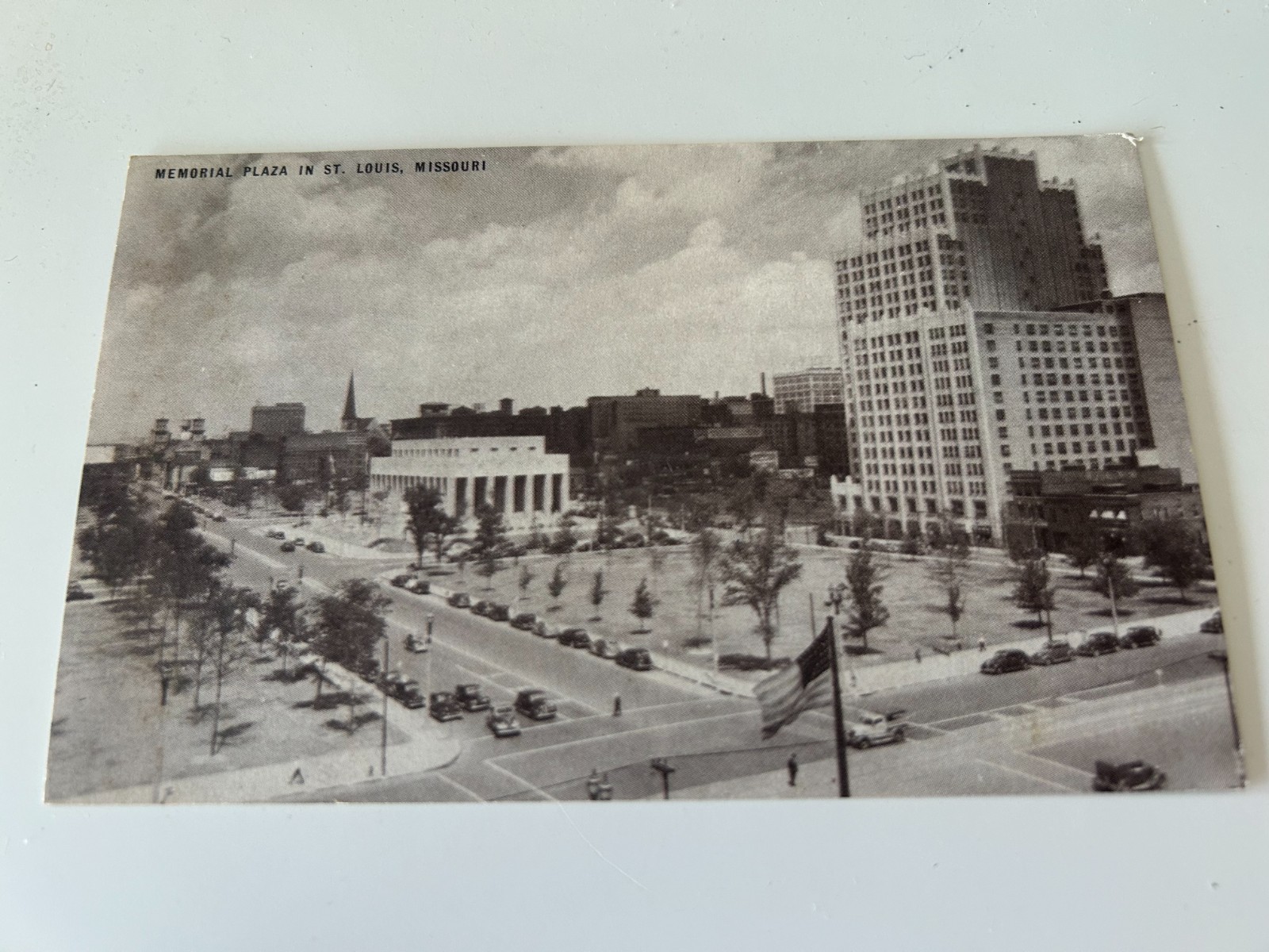 Memorial Plaza in St Louis Missouri MO Postcard
