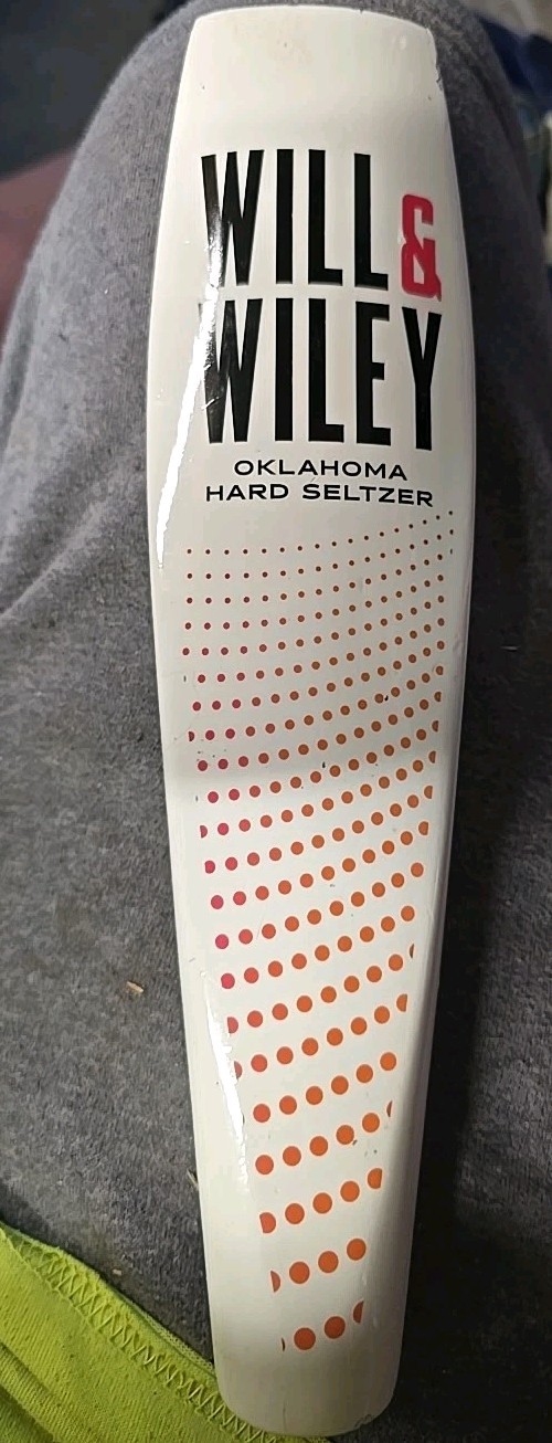 Will And Wiley Oklahoma Hard Seltzer Tap Handle