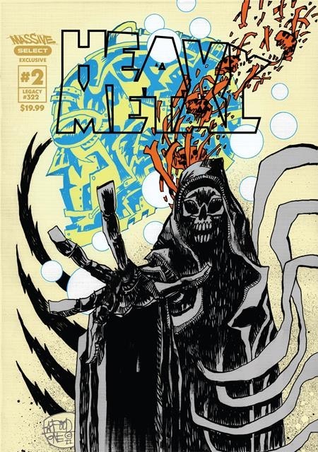 🎸  HEAVY METAL MAGAZINE #2 CVR D JIM MAHFOOD MASSIVE SELECT EXCLUSIVE  *7/30/25