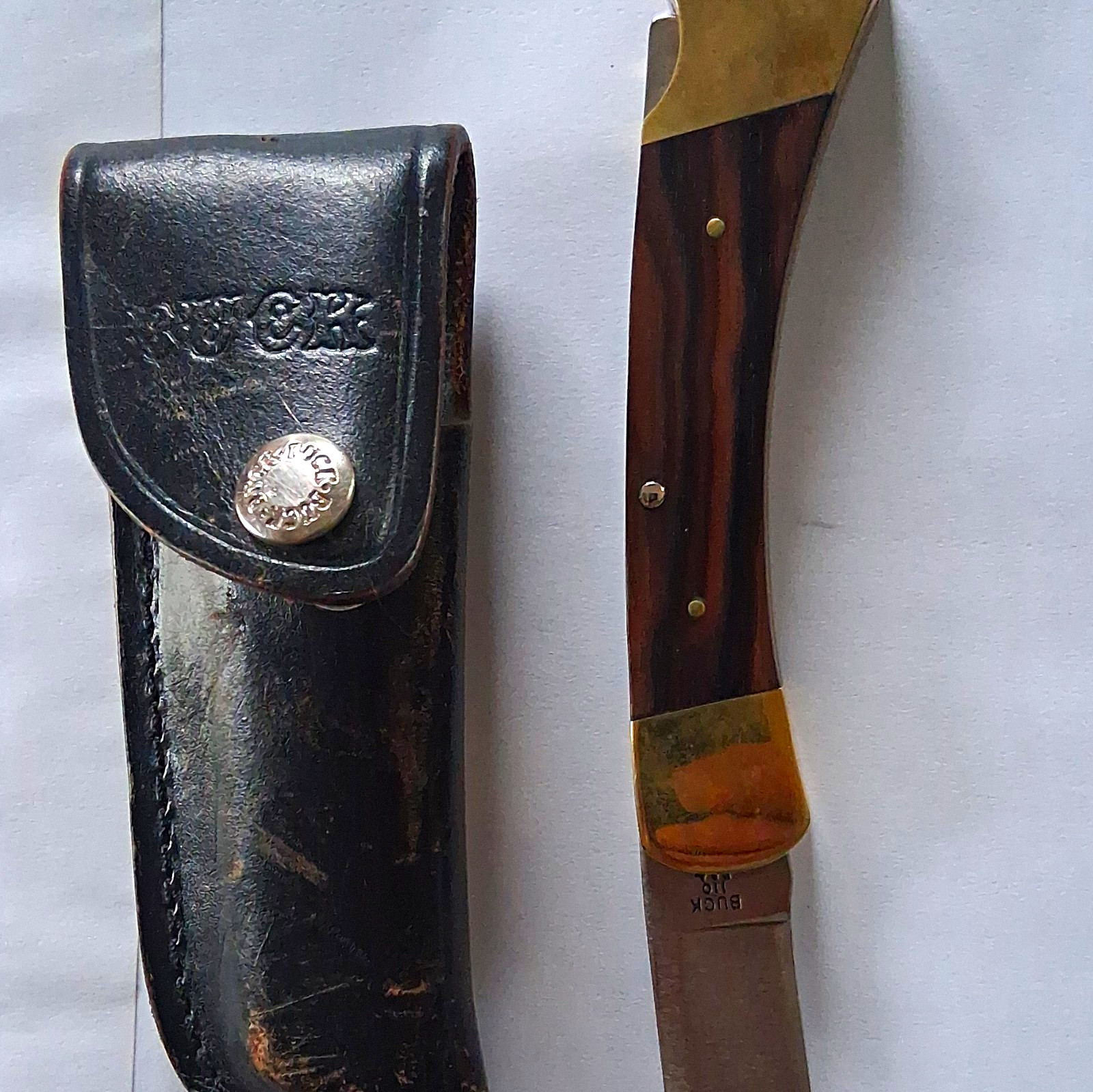 Vintage Buck 110  With Sheath.