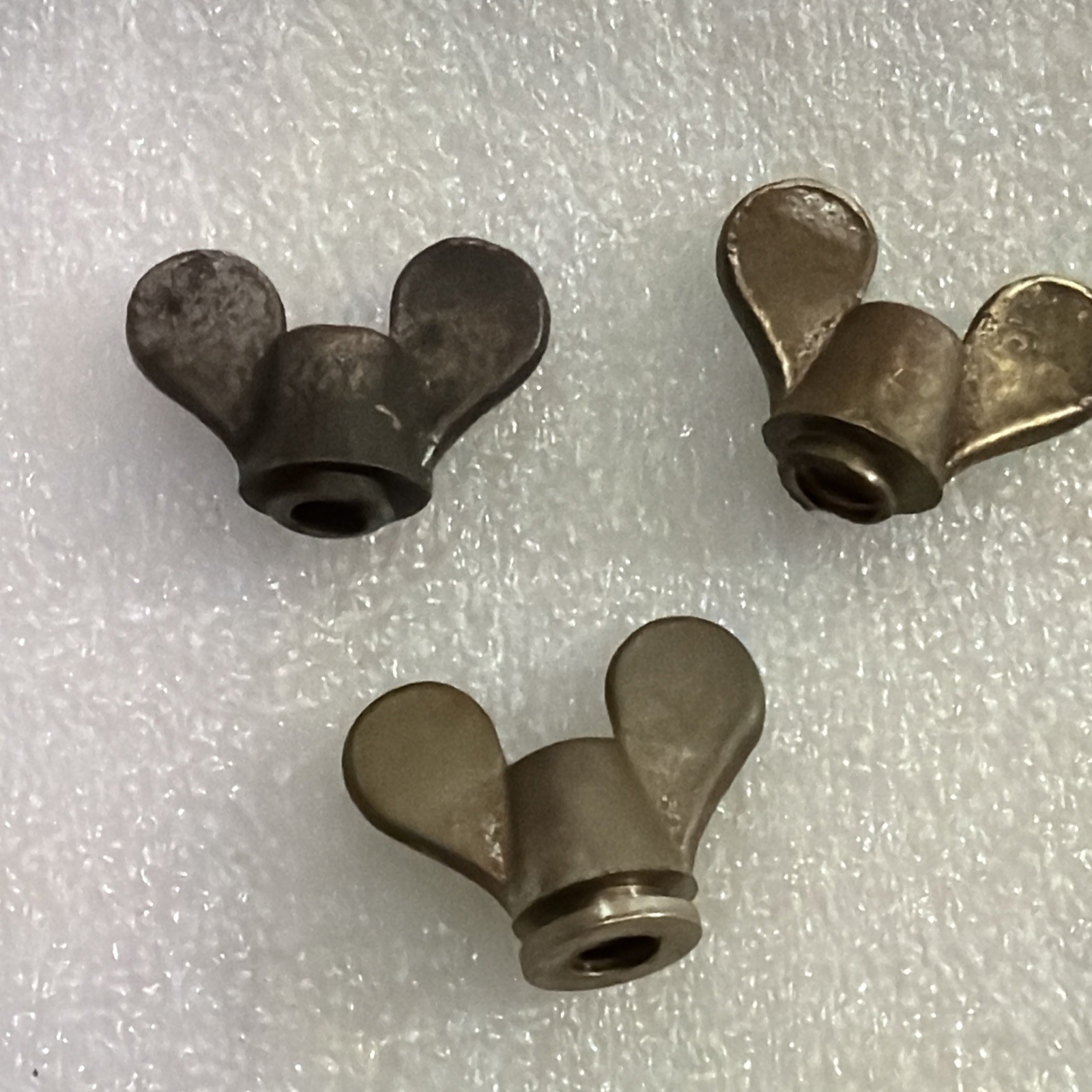 Stanley No. 45 & 55; BRASS WING NUT for cutter Bolt Replace part. Patina Varies. Stanley No. 45 & 55; BRASS WING NUT for cutter Bolt Replace part. Patina Varies.