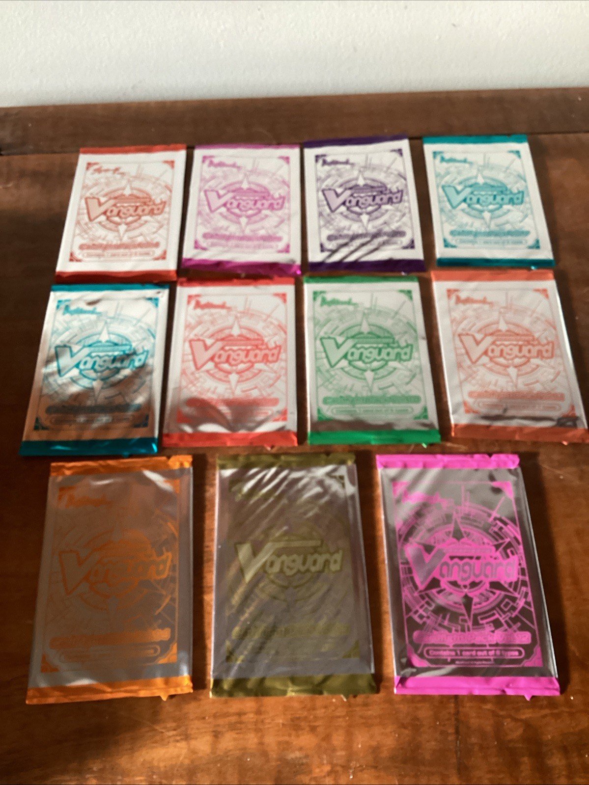 Lot Of 11 Vanguard Cardfight Packs - Vol  4 To 14