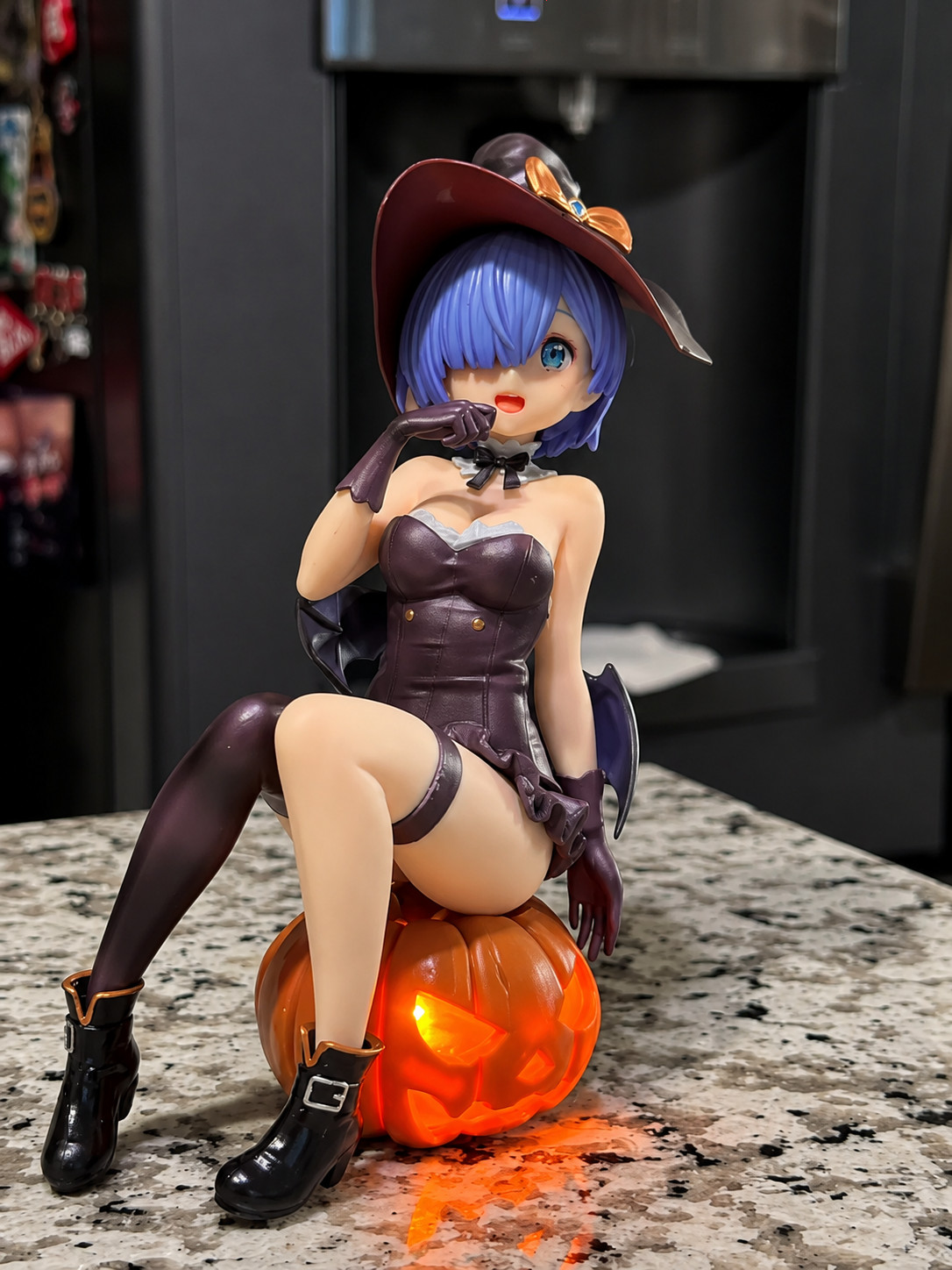 No Box Anime Rem Hallowee Beautiful Girl Ver. PVC 1/6 Scale Figure Statue 16cm