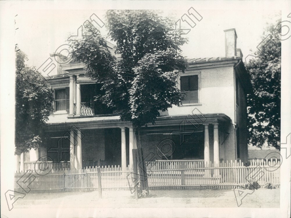 1924 House In Staunton Virgina Where Woodrow Wilson Was Born Press Photo 1924 House In Staunton Virgina Where Woodrow Wilson Was Born Press Photo