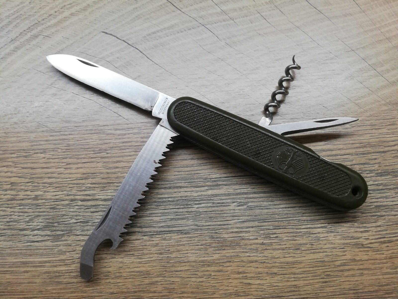 VTG RARE VICTORINOX GAK-1 DISCOUNTED GERMAN BUNDESWEHR ARMY FOLDING POCKET KNIFE