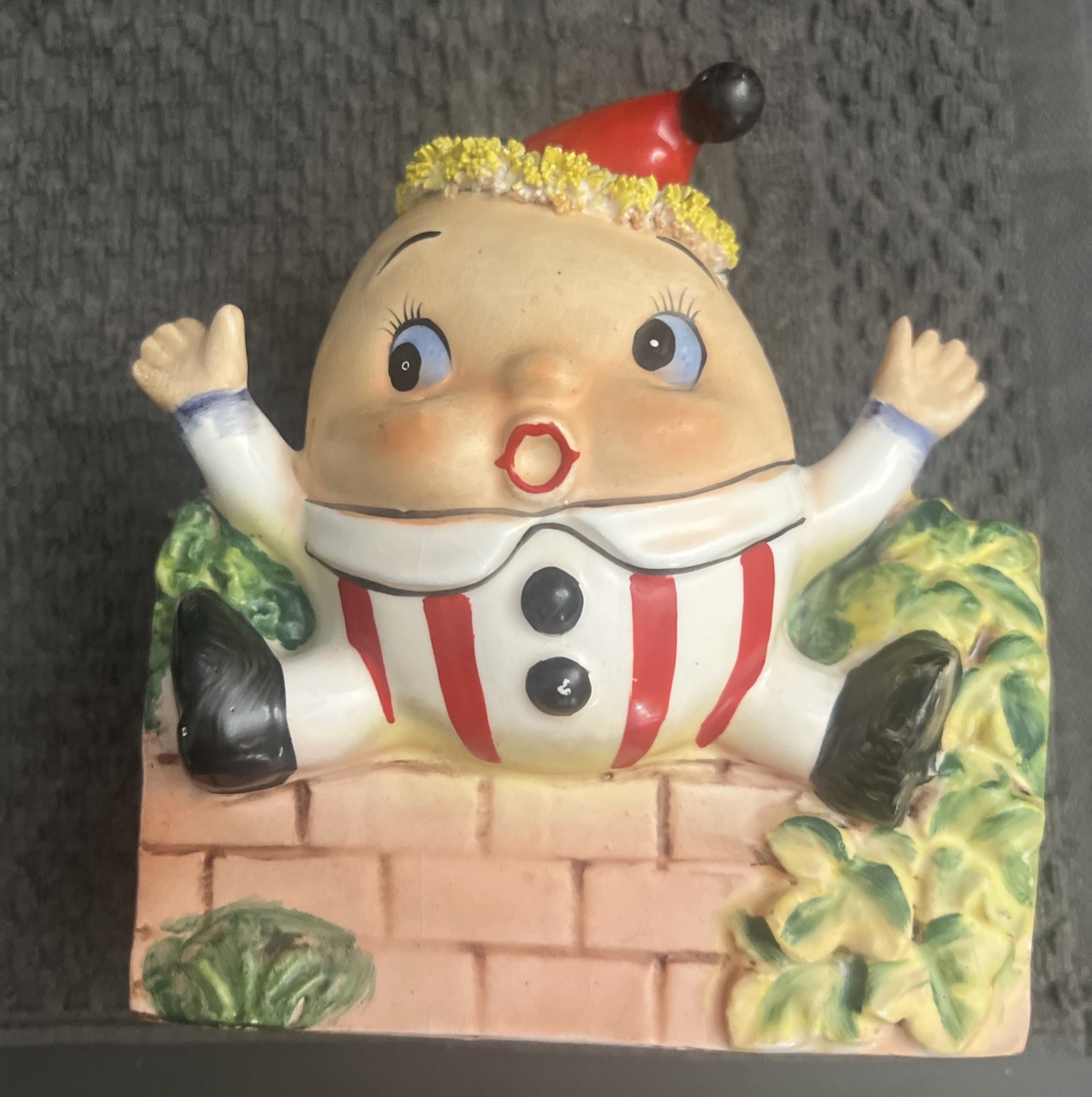 VTG MCM Hysco Japan Humpty Dumpty Figural CLOWN Planter (Mold #1558) 1950-60\'s