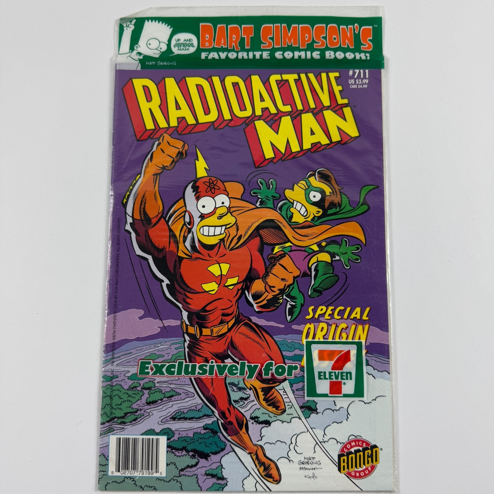 NEW Bongo Comics Group Radioactive Man #711 Special Origin Issue7-Eleven 2007 X