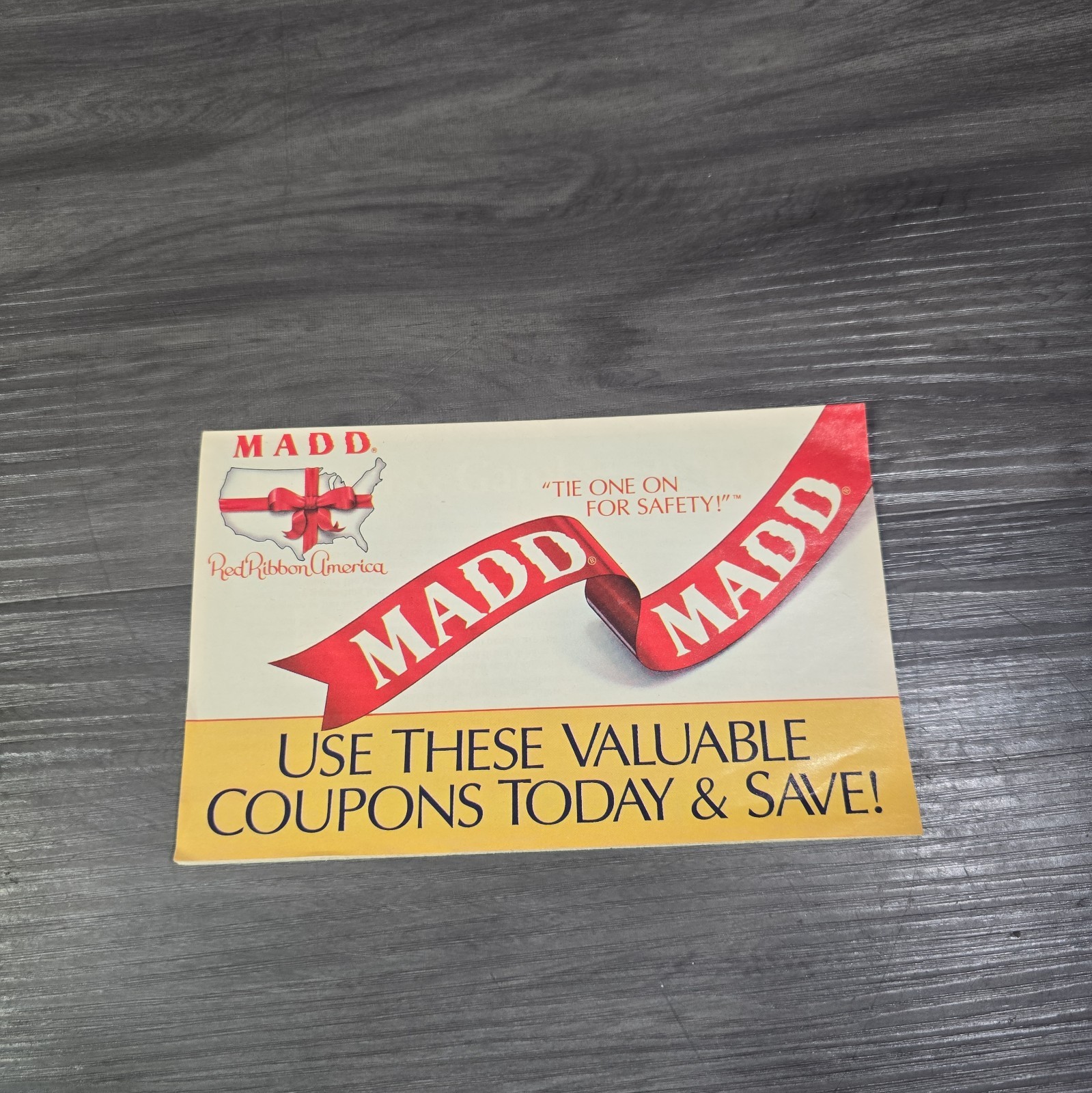 Rare MADD Vintage Procter & Gamble Product Grocery Store Coupons 1992