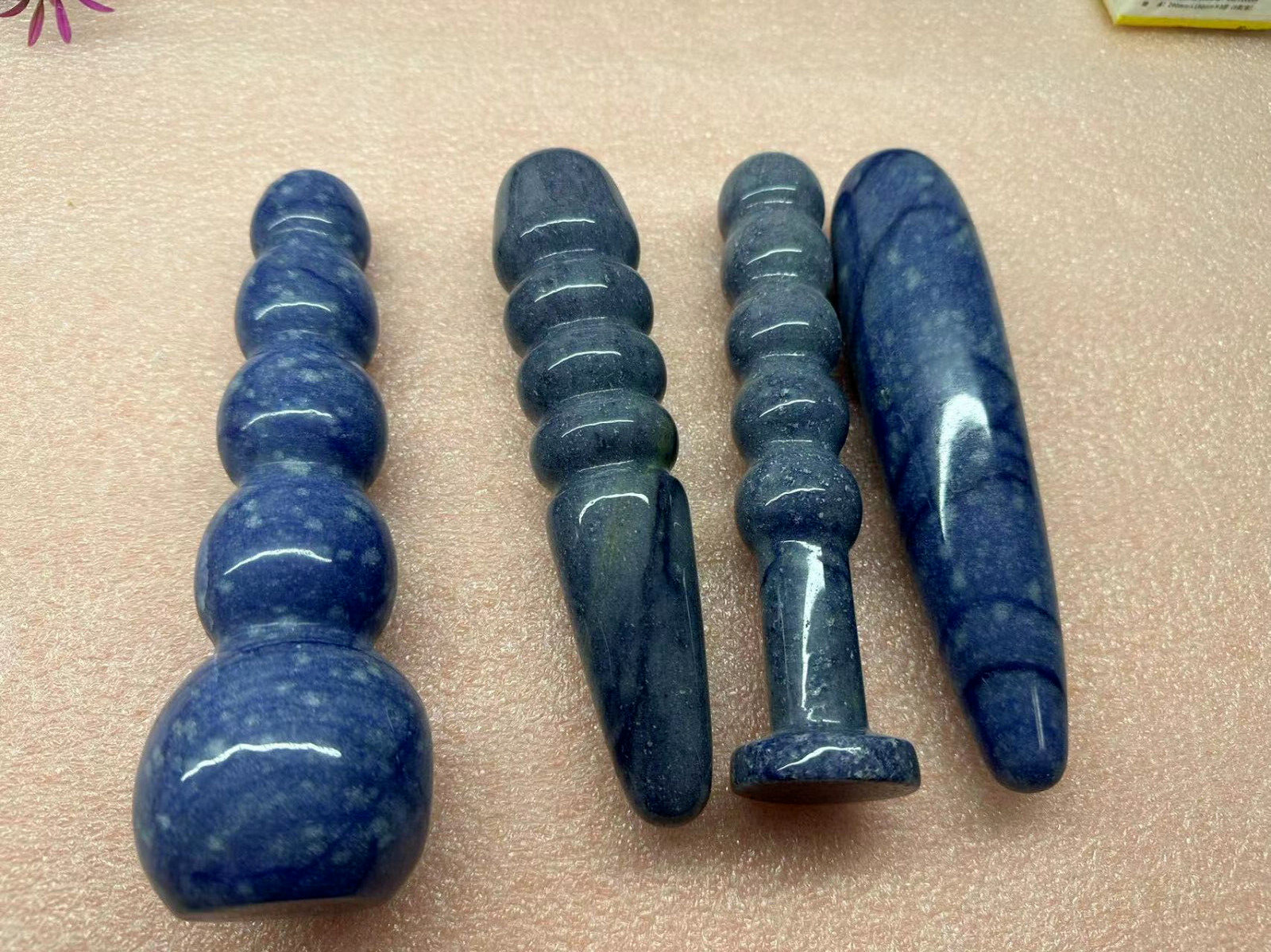 4PC Natural  mix Crystal Massage Yoni Wand Healing reiki gem  for Gift decor