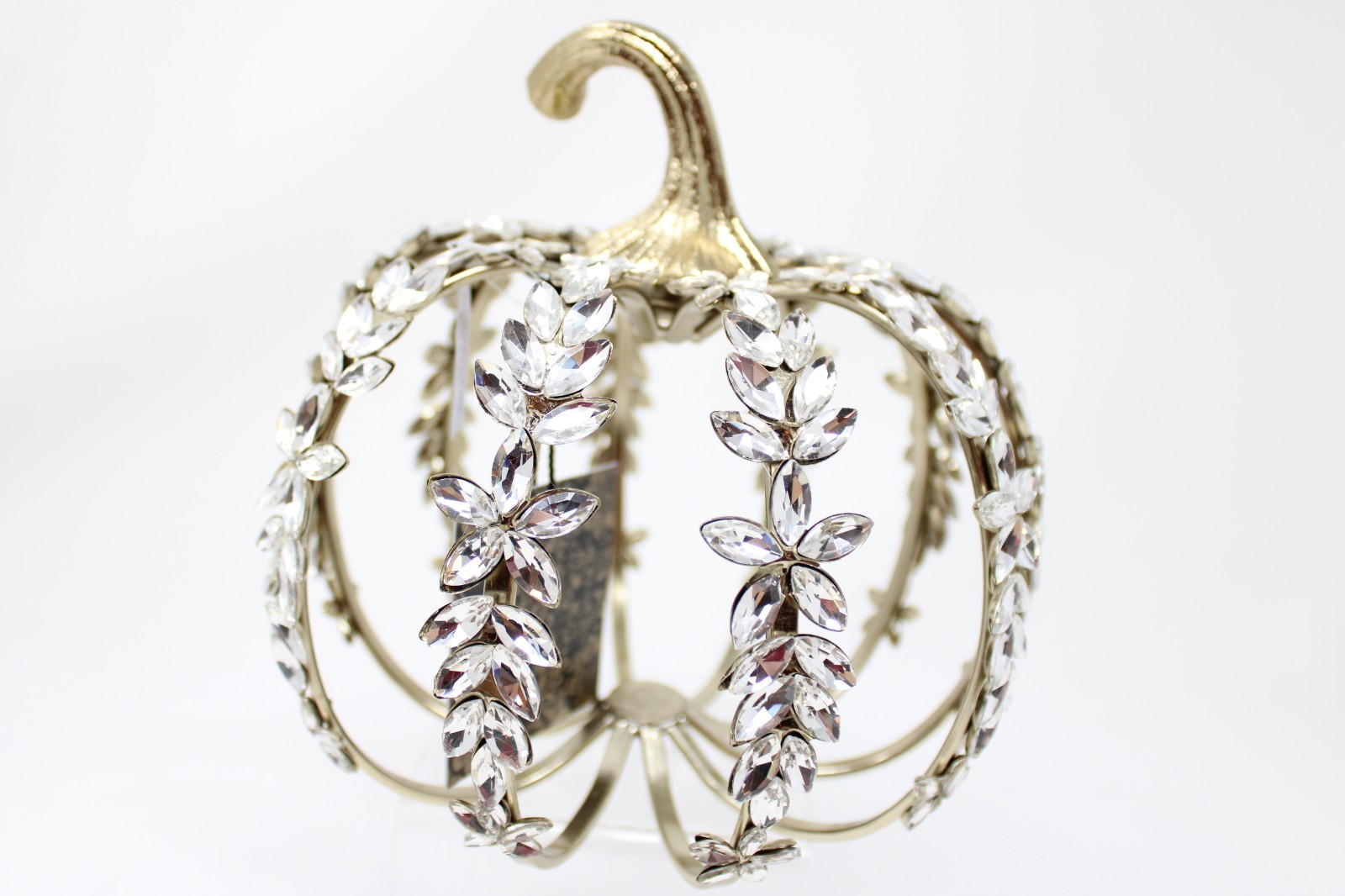 Christian Siriano New Your Jeweled Metal Fall Thanksgiving Pumpkin Elegant Table