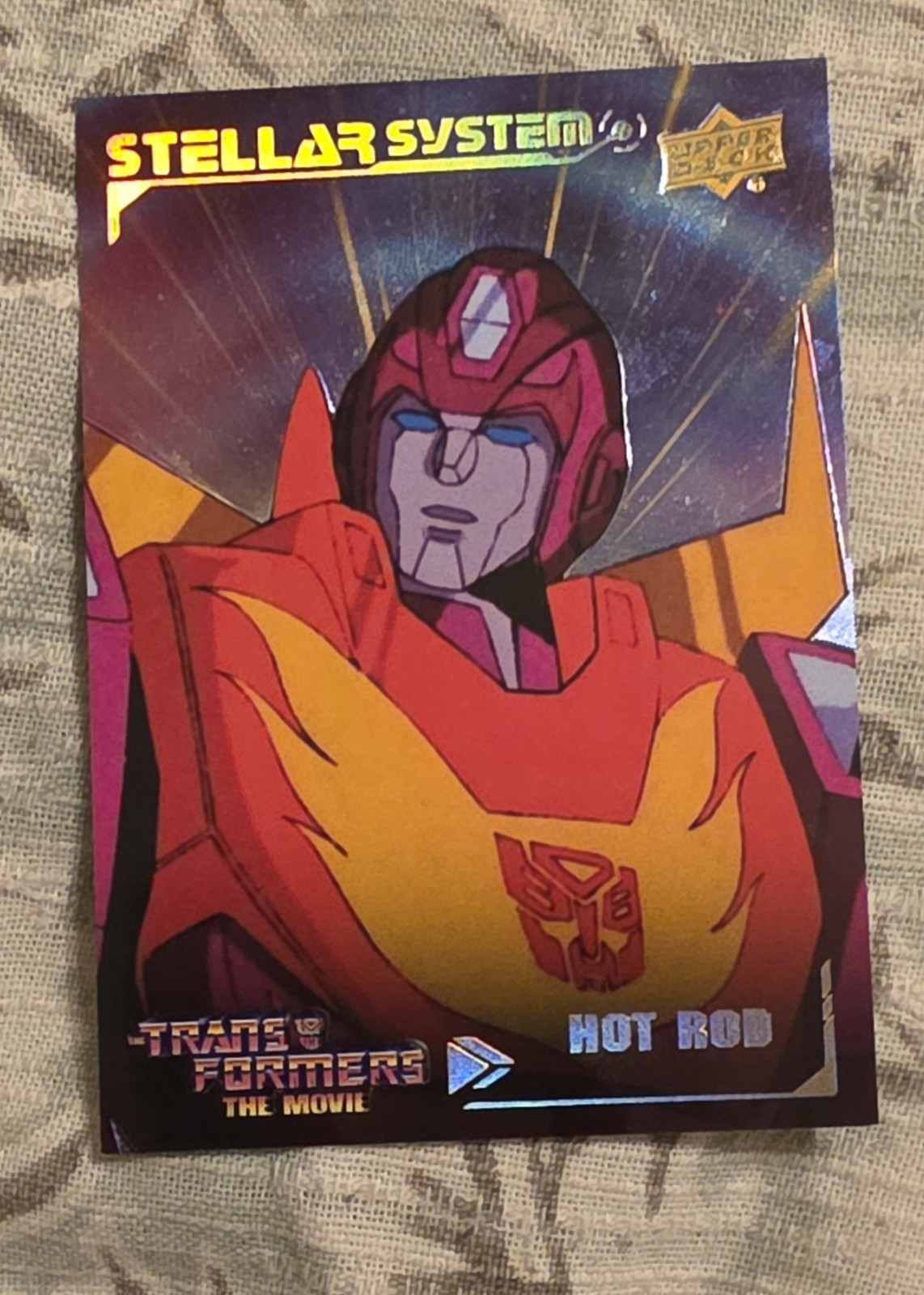 Transformers 40th Upper Deck Stellar System SS-3 Supernova 32/99 Hot Rod