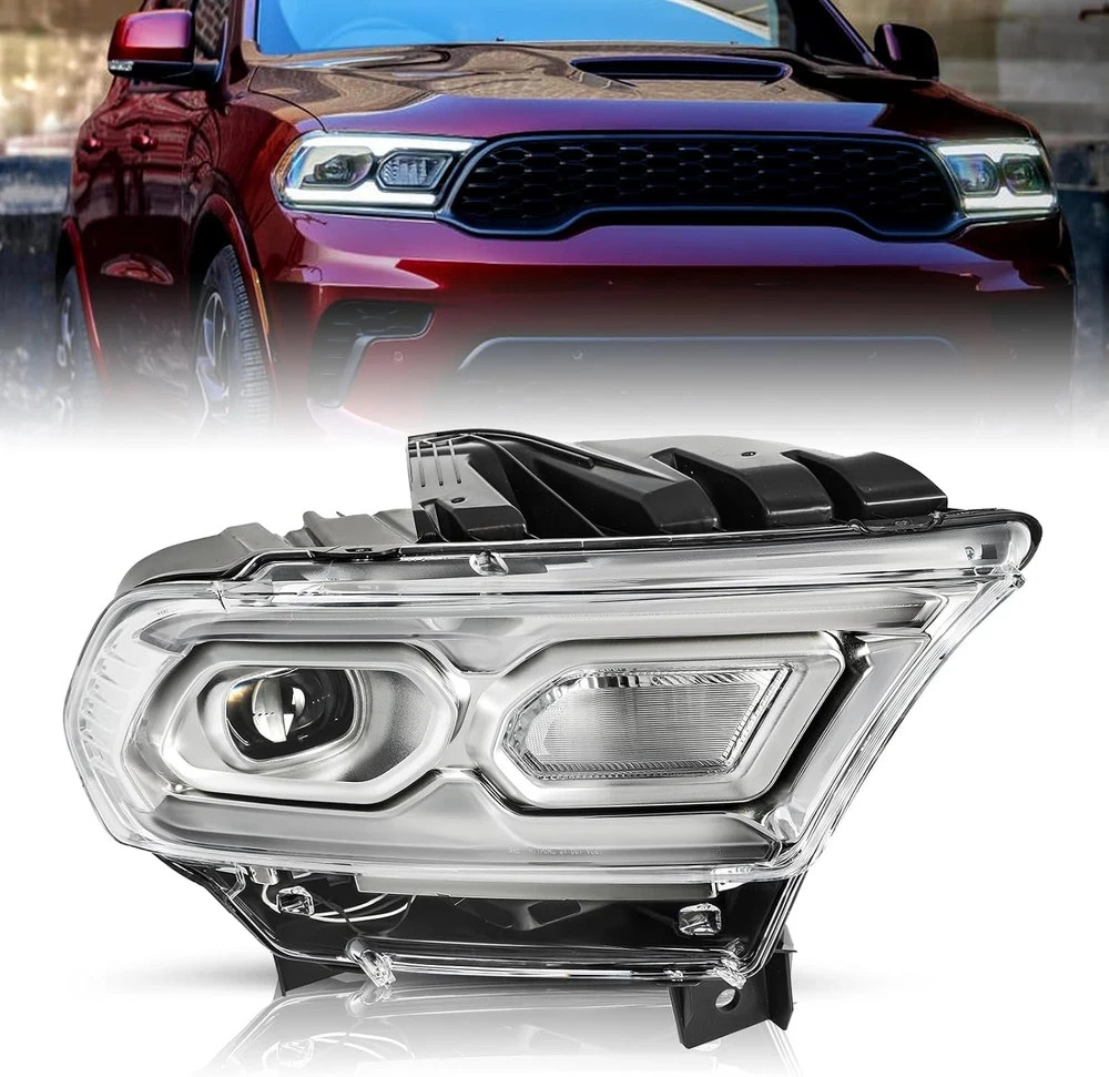 Headlight Assembly Compatible with 2021-2024 Dodge Durango