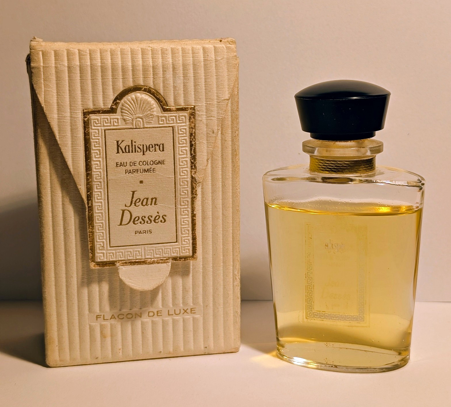 *Vintage* Jean Dessès Kalispera Eau de Cologne Parfumée Splash (partially full)