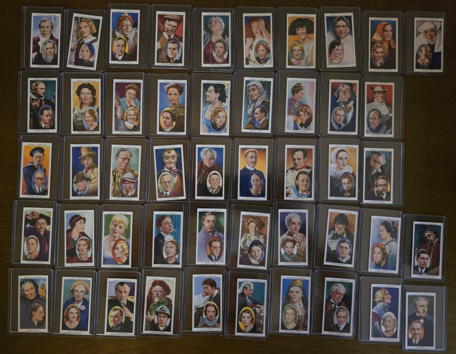 1938 Ogden\'s Actors Natural & Character Studies 48 Card Lot SEE LIST SHIPS FREE