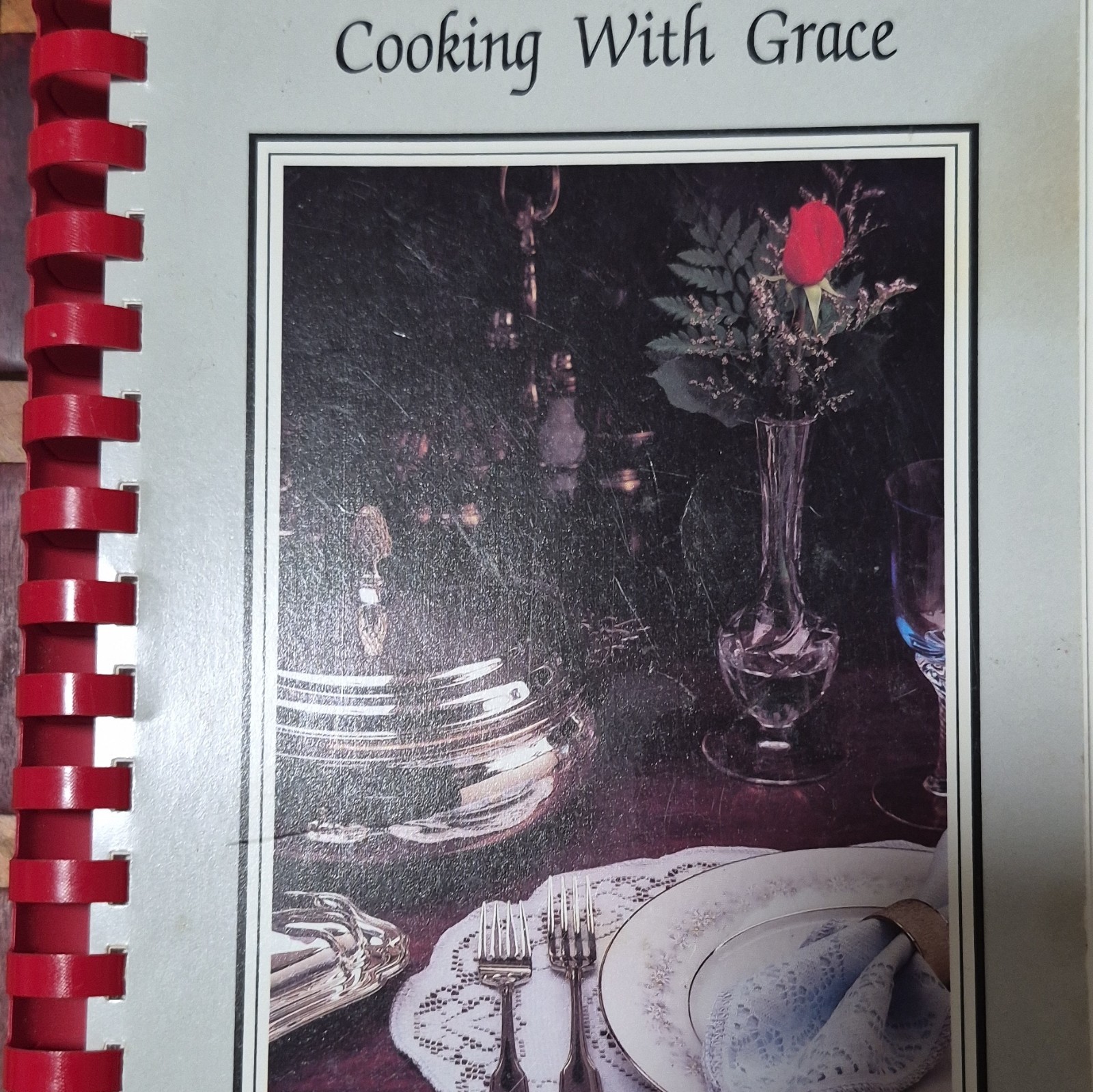 Cooking With Grace Community Cookbook Spiral Bound, Olathe Kansas
