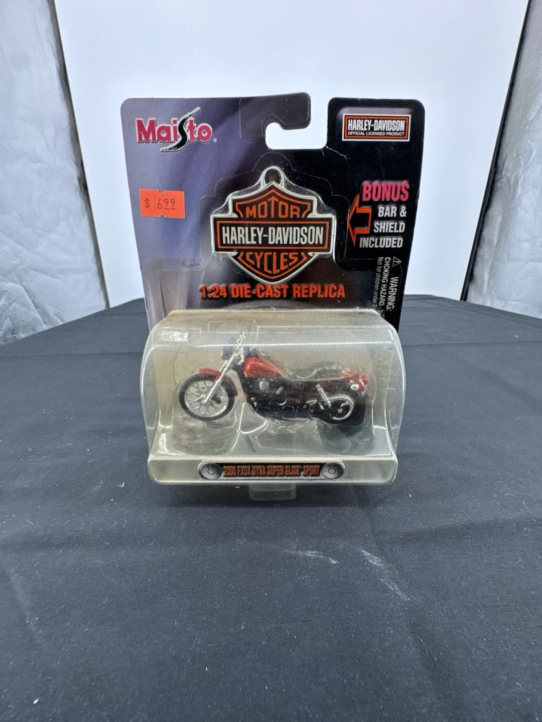 Vintage Maisto Harley-Davidson 2000 FXDX Dyna Super Glide Sport 1:24
