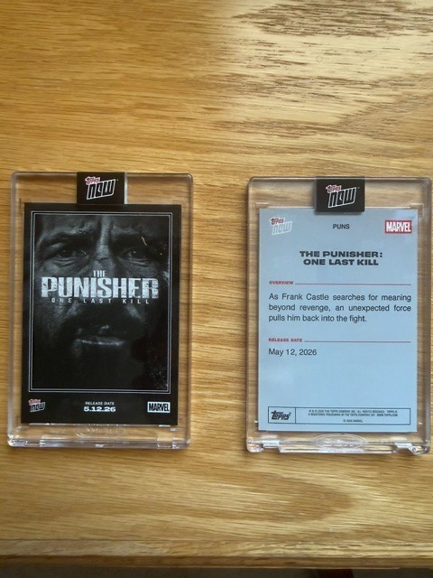 2026 Marvel Topps NOW The Punisher: One Last Kill #PUNS