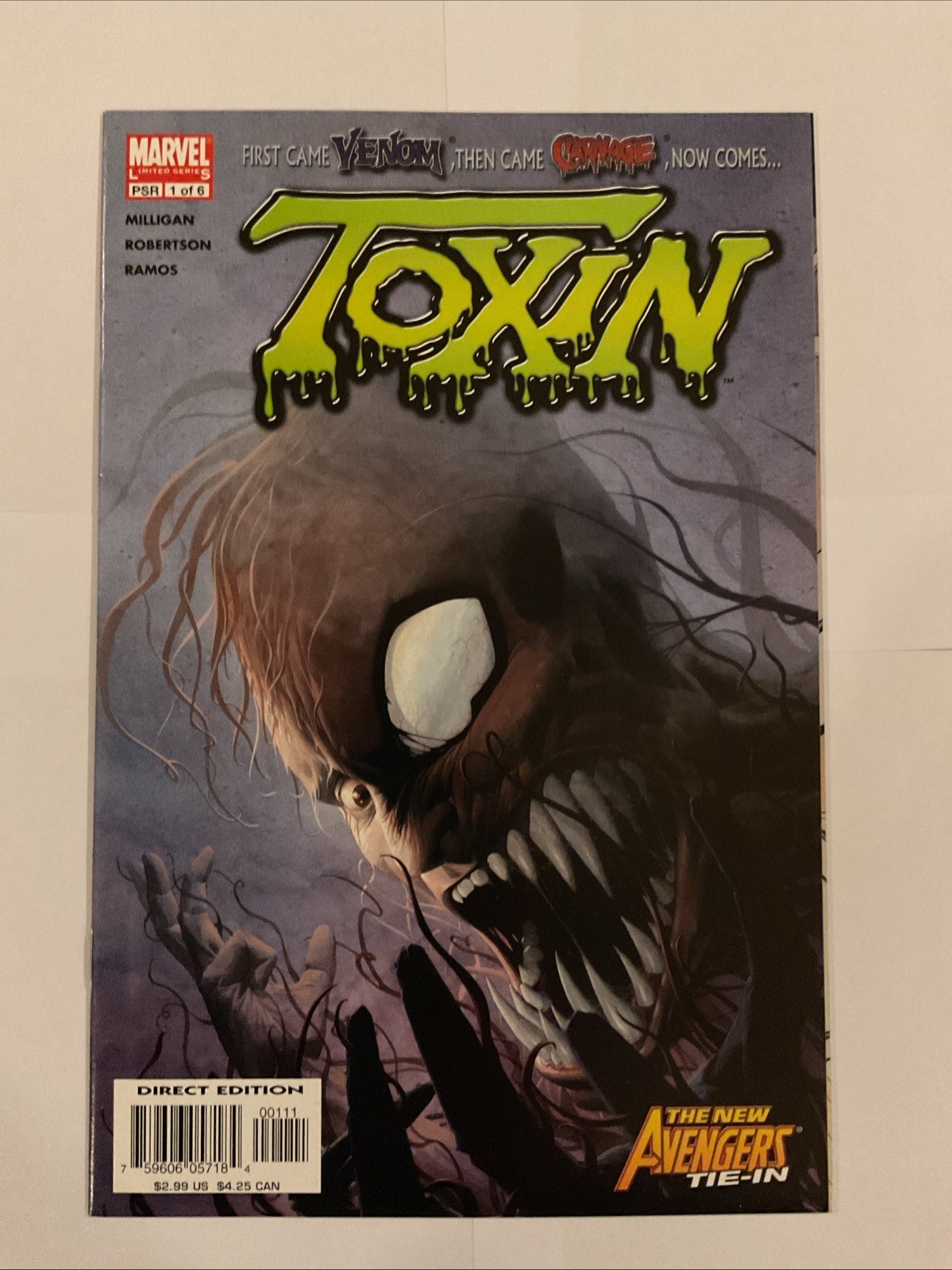 Toxin Son of Carnage Complete 1-6 Complete Set Toxin Son of Carnage Complete 1-6 Complete Set