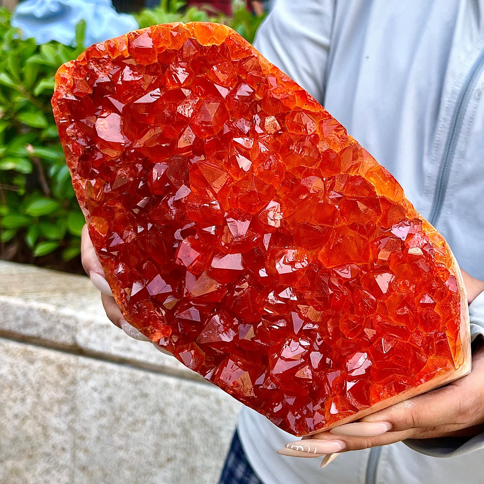 7.62LB  Natural yellow crystal cave quartz crystal spiritual decoration